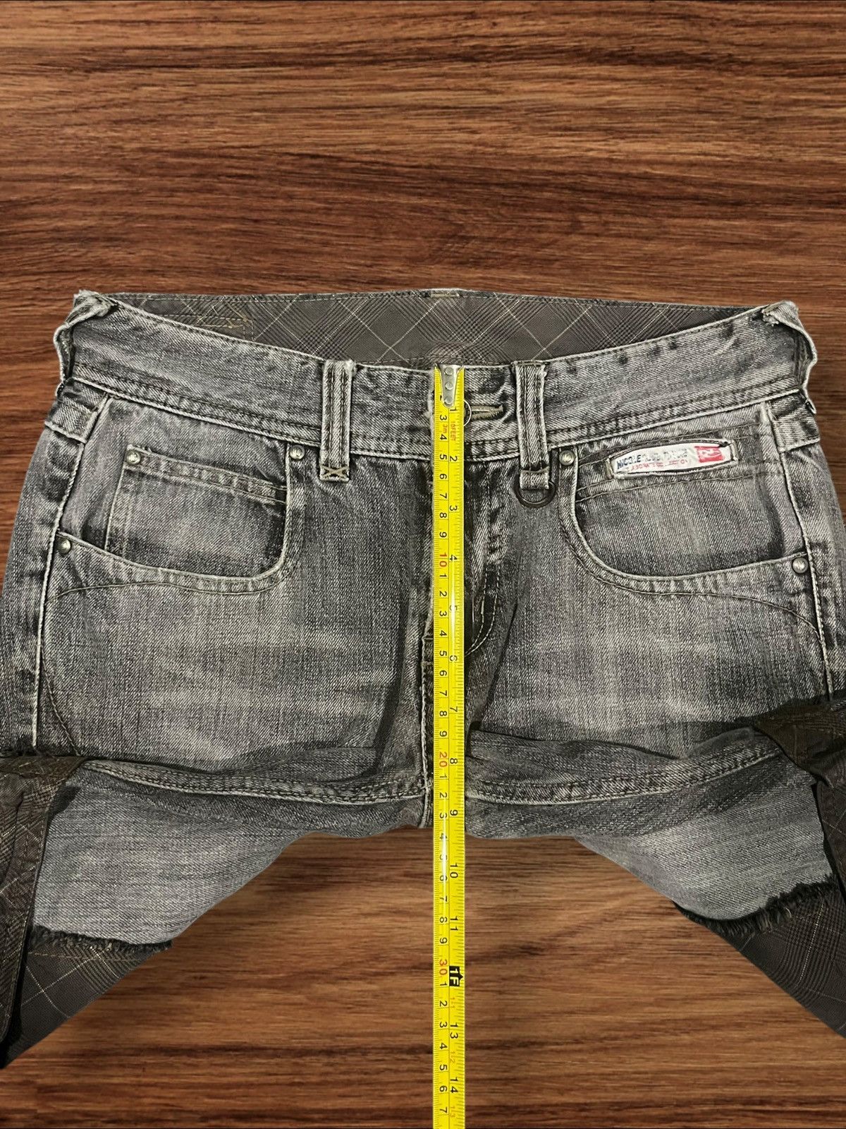 If Six Was Nine Nicole Club For Men Hyper Full Metal Punk Ripped Cargo Jeans Size US 30 / EU 46 - 20 Thumbnail
