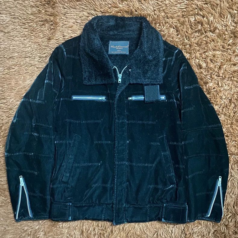 Undercover Undercoverism Velour Collar Military Jacket - dmc Size US M / EU 48-50 / 2 - 1 Thumbnail