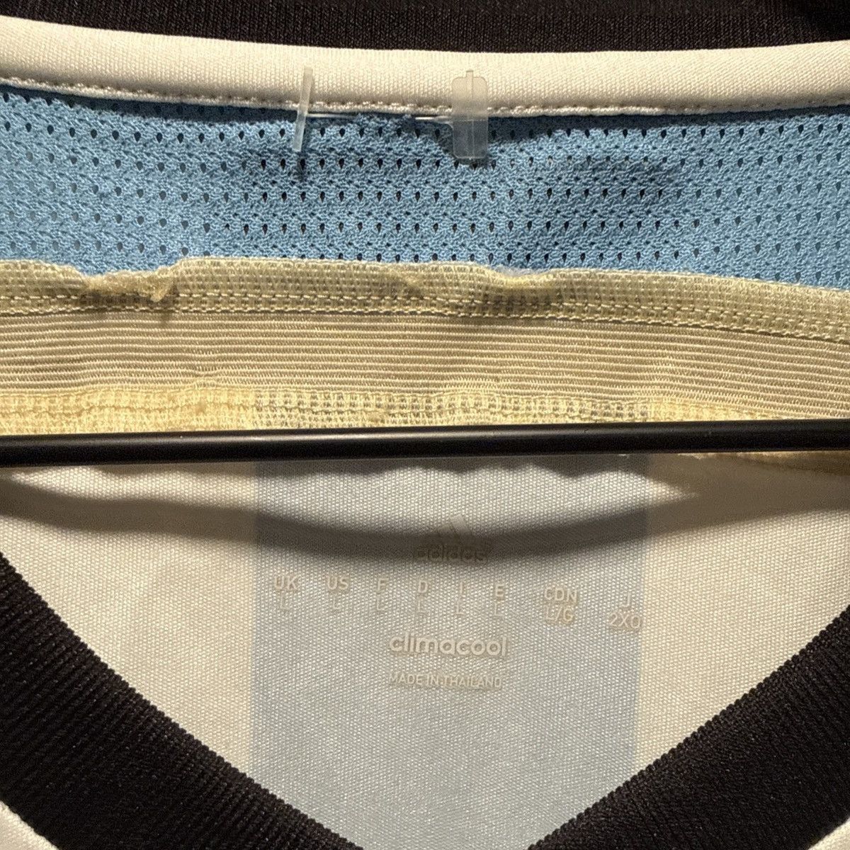 Other Adidas Argentina AFA 2013/15 Home Soccer Jersey Size L gold Size US L / EU 52-54 / 3 - 3 Thumbnail