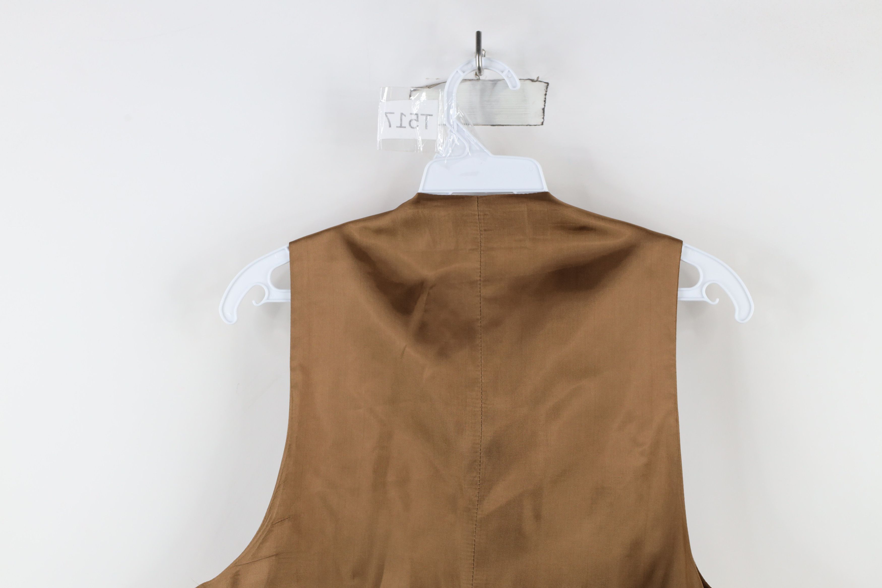 Levi's × Vintage Vintage 70s Levis Button Suit Vest Jacket Brown USA Size US M / EU 48-50 / 2 - 11 Thumbnail