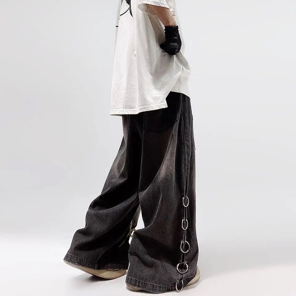 Denime × Vintage American Style Oversized Pocket Retro Baggy Jeans Size US 30 / EU 46 - 3 Thumbnail