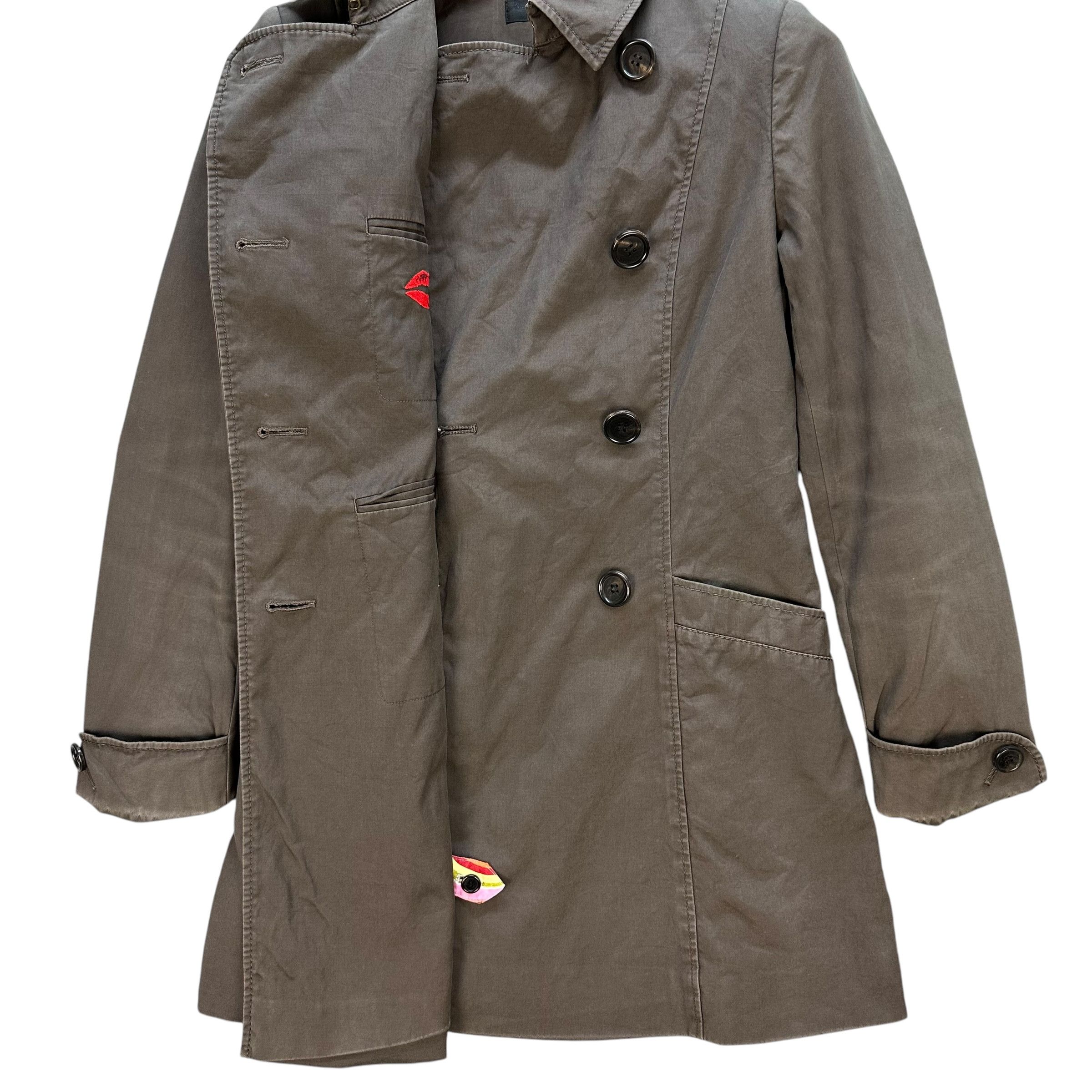 PAUL SMITH BLACK Kiss Double Breasted Coat #A74-1797