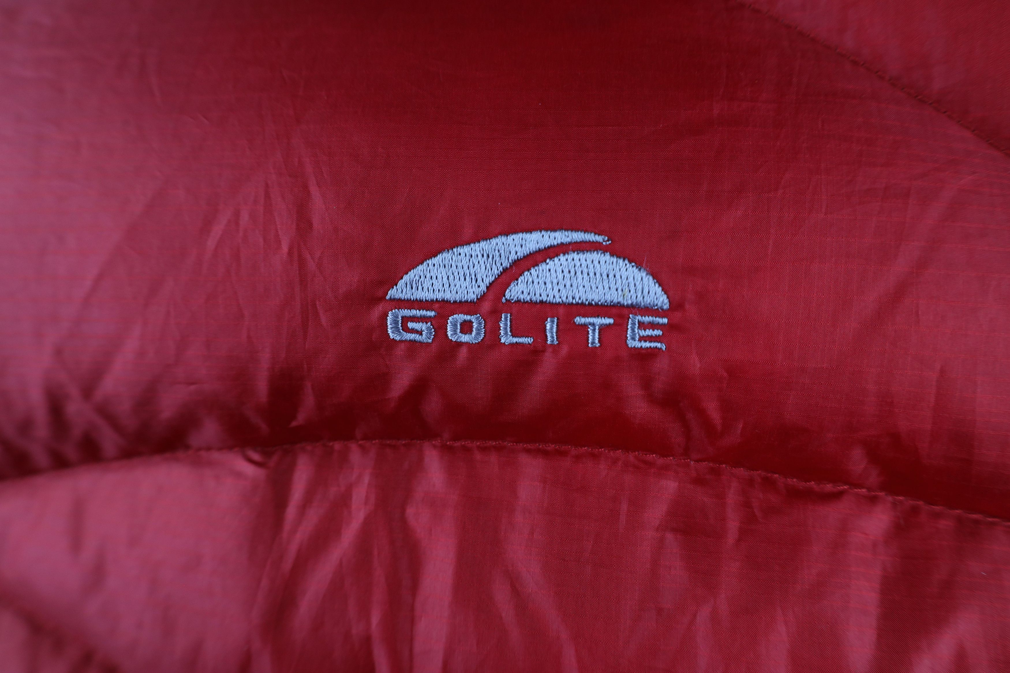Vintage Golite Duck Down Insulated Puffer Vest Jacket Red Size M / US 6-8 / IT 42-44 - 11 Thumbnail