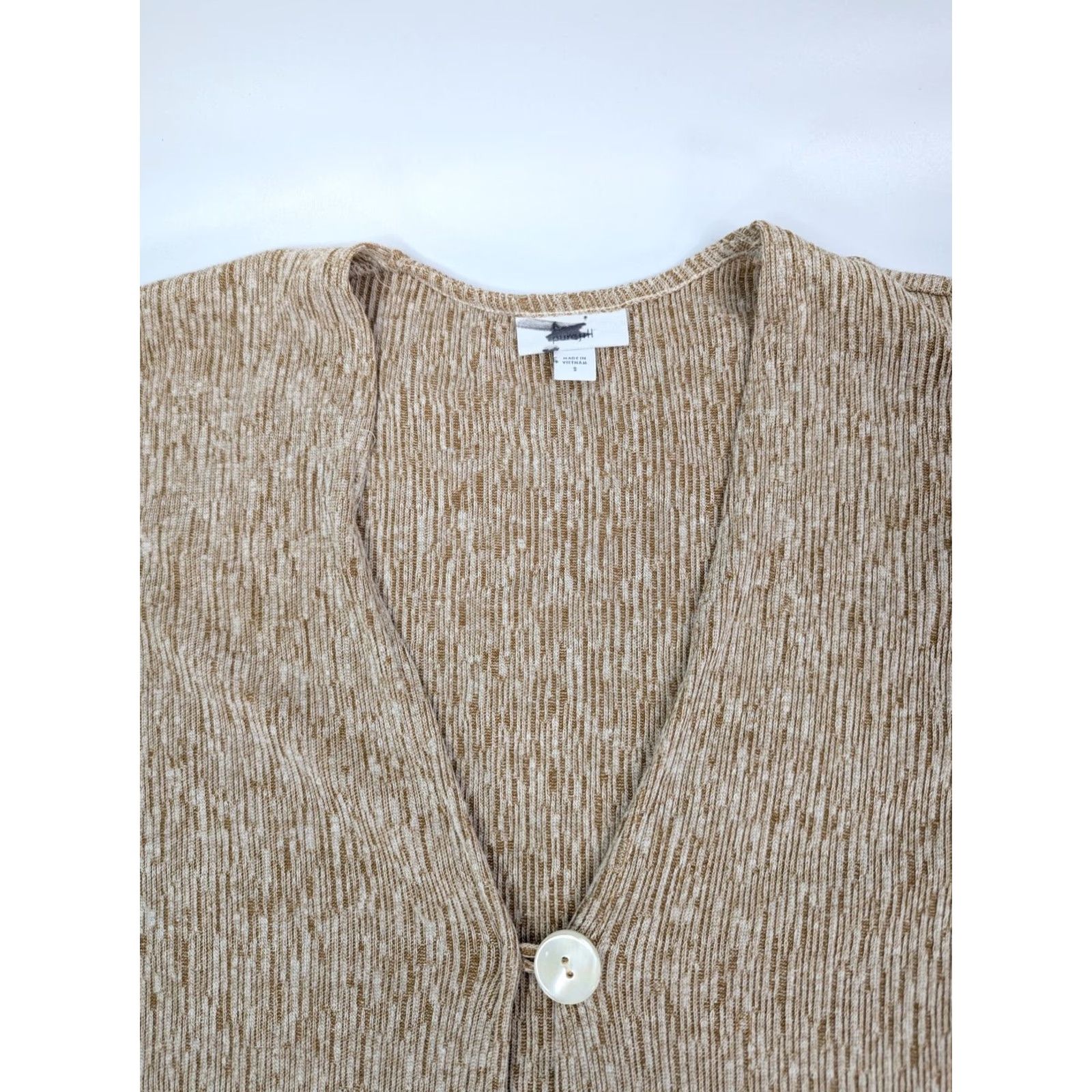 J. Jill VINTAGE? Pure J Jill Linen Cardigan Small Oversized One Button Dolman Sleeve Lagenlook Size S / US 4 / IT 40 - 5 Thumbnail