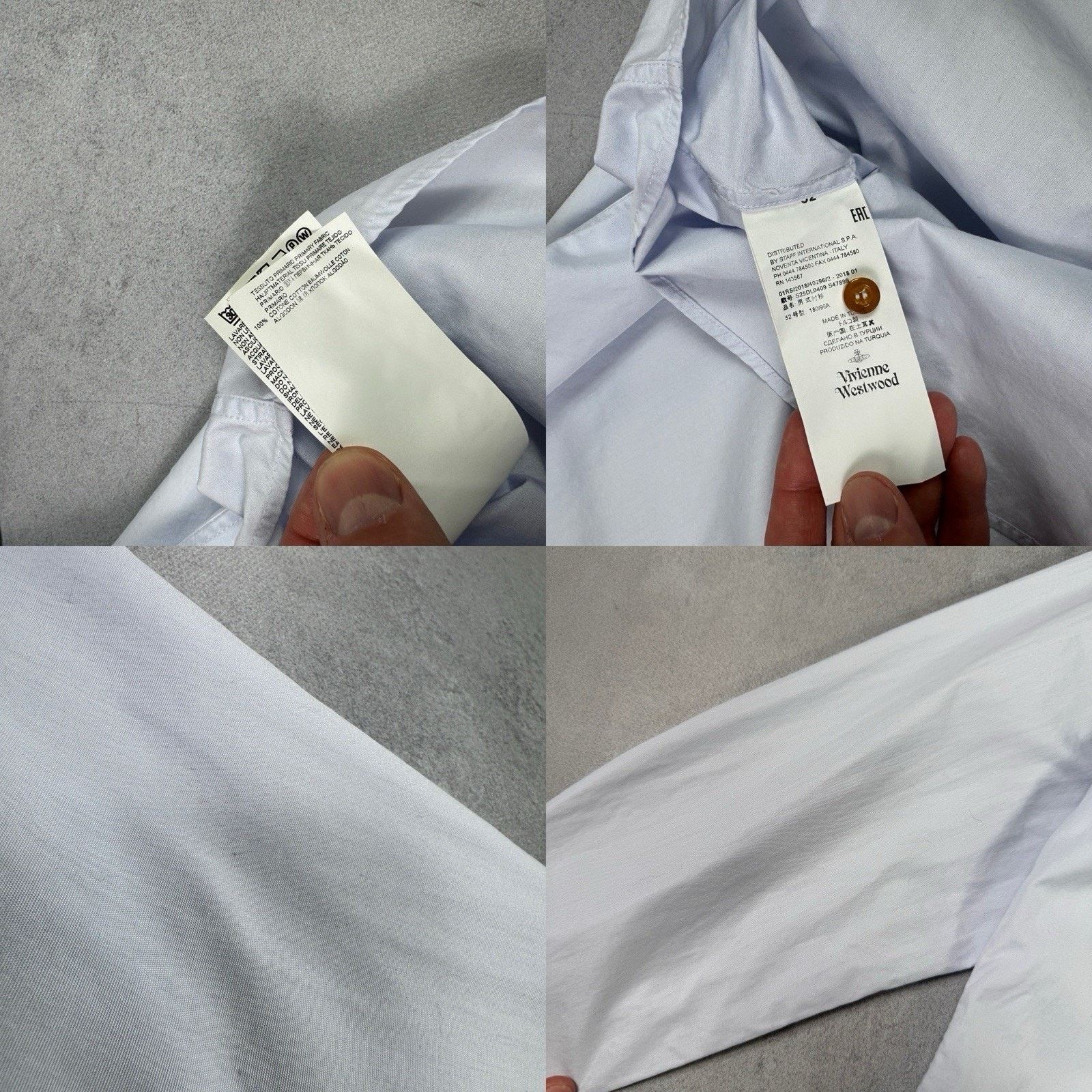 Vivienne Westwood Vivienbe Westwood Men Button Up Shirt Size 52 Blue Size US L / EU 52-54 / 3 - 24 Thumbnail