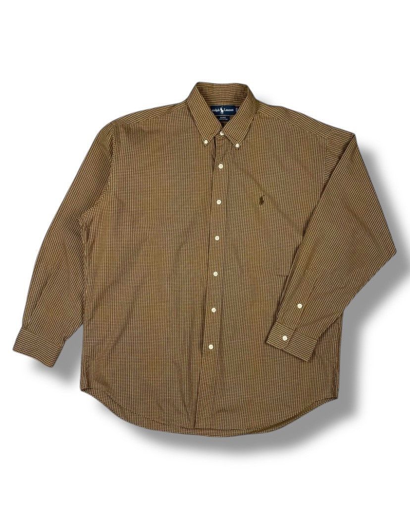 Lauren Ralph Lauren POLO RALPH LAUREN Checkered Button Up Shirt brown Size US L / EU 52-54 / 3 - 1 Thumbnail