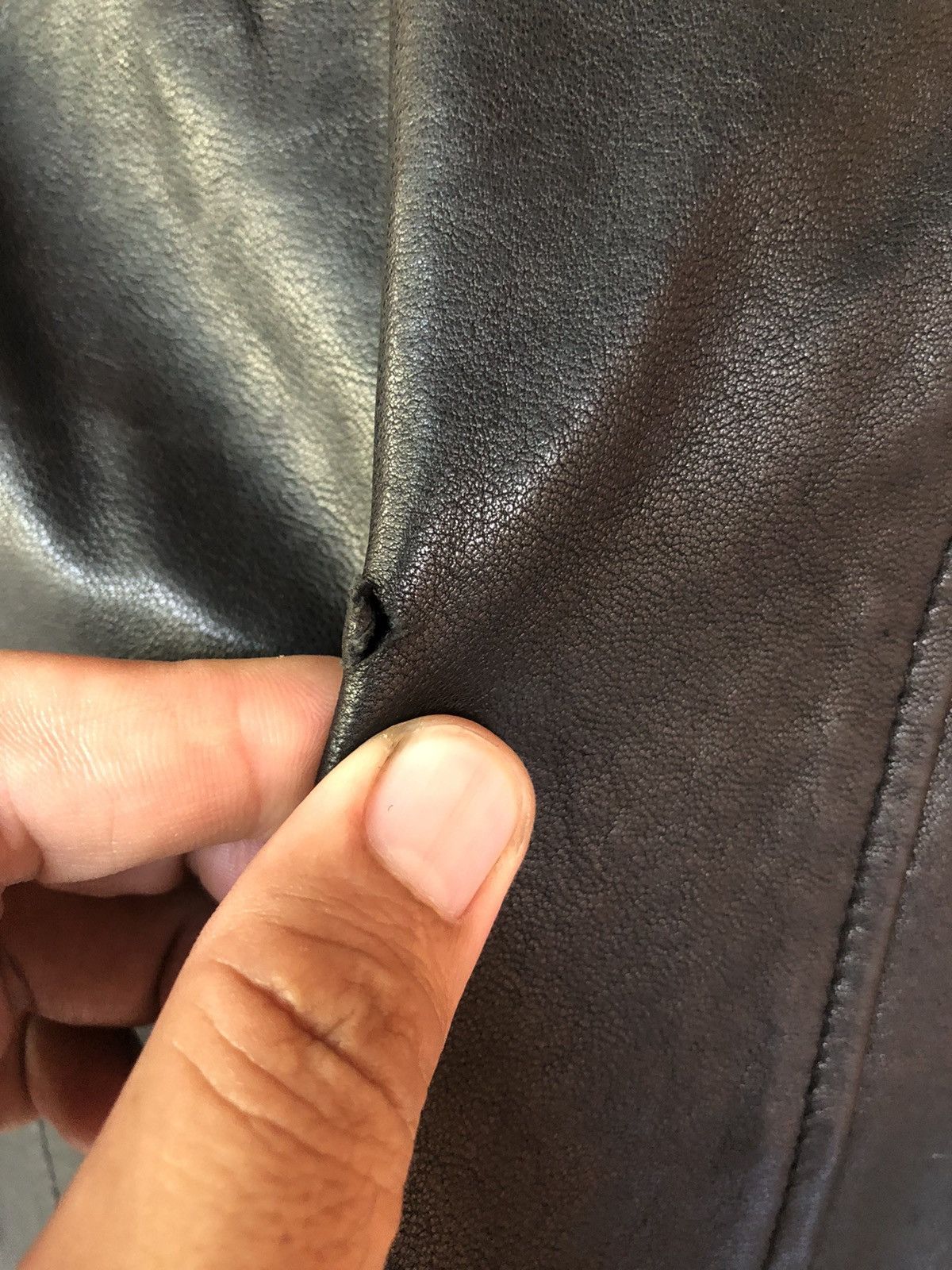 If Six Was Nine × Japanese Brand × Le Grande Bleu (L.G.B.) Rattle Trap Biker Sheepskin Leather Jacket Size US M / EU 48-50 / 2 - 11 Thumbnail