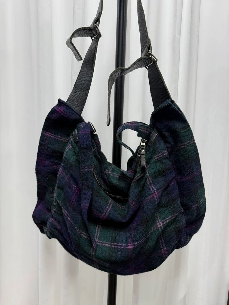 Yohji Yamamoto yohji yamamoto Wool check candy shoulder bag 2504-Nextarrow Size ONE SIZE - 2 Thumbnail