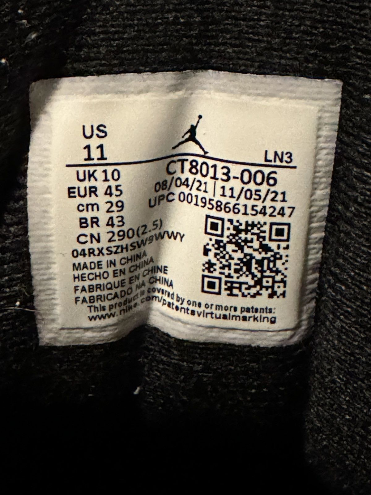 Jordan Brand Jordan 12 Playoffs Size US 11 / EU 44 - 5 Thumbnail