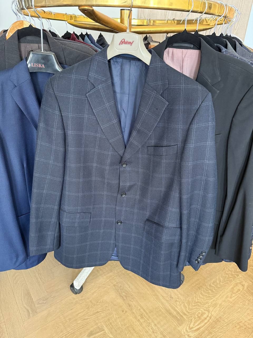 Guy Laroche Guy Laroche Paris Windowpane Blazer Size 48R - 3 Thumbnail
