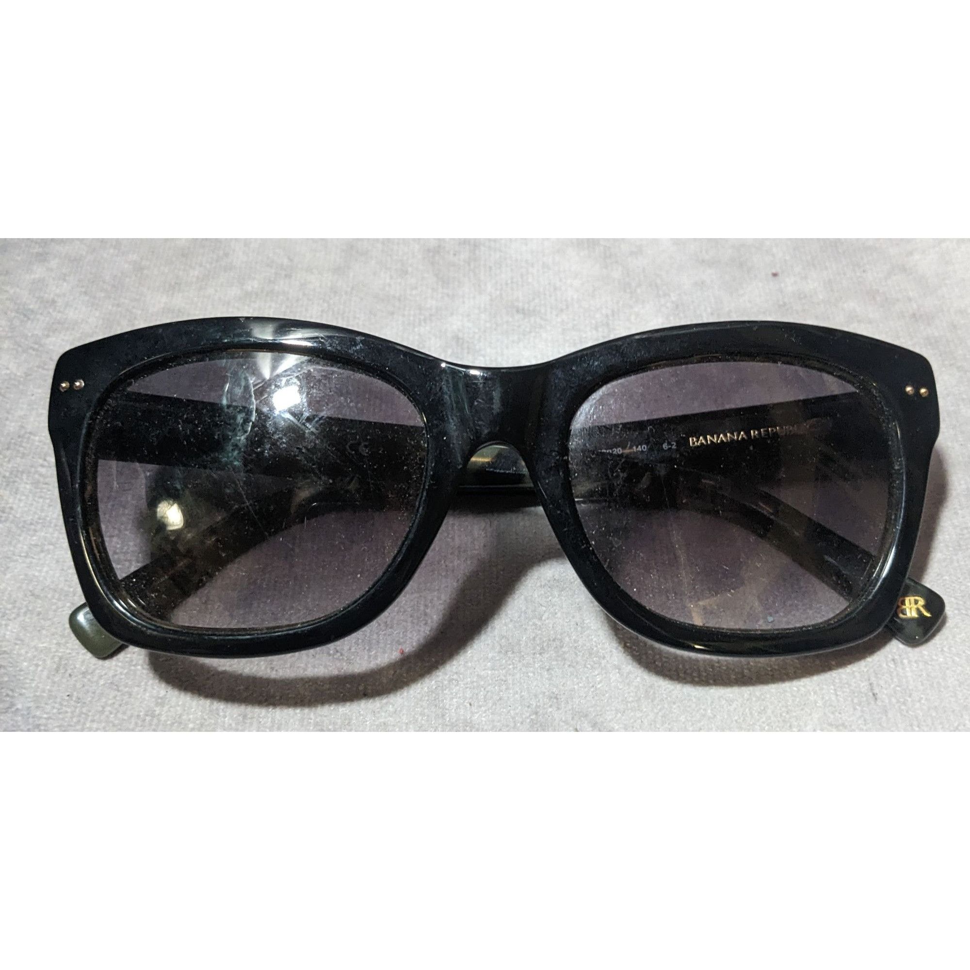 Banana Republic Banana Republic Black And Tortoise Margeaux Sunglasses Size ONE SIZE - 7 Thumbnail