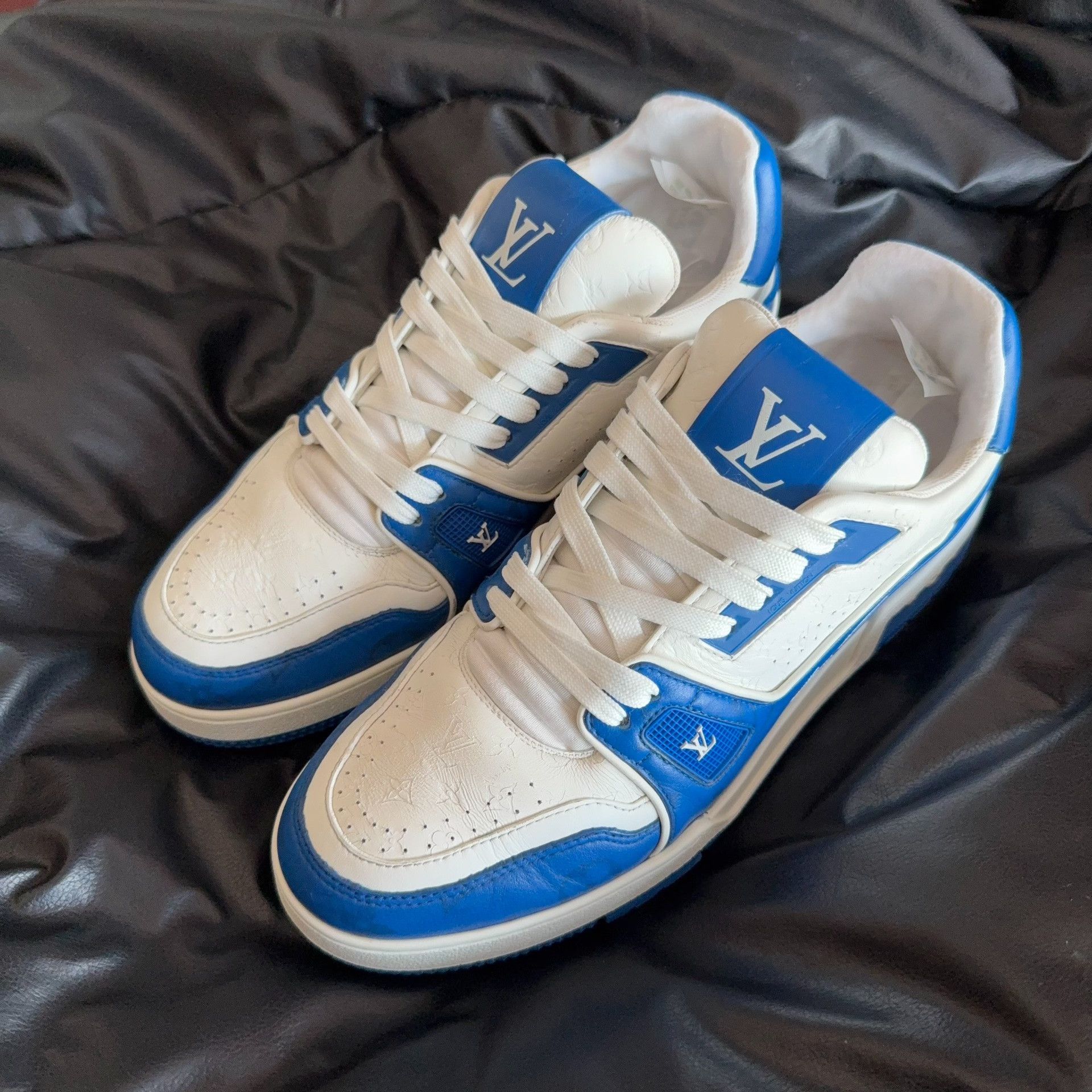 Louis Vuitton Louis Vuitton Training Blue Lowtop Sneakers 41 Men Size US 8.5 / EU 41-42 - 1 Thumbnail