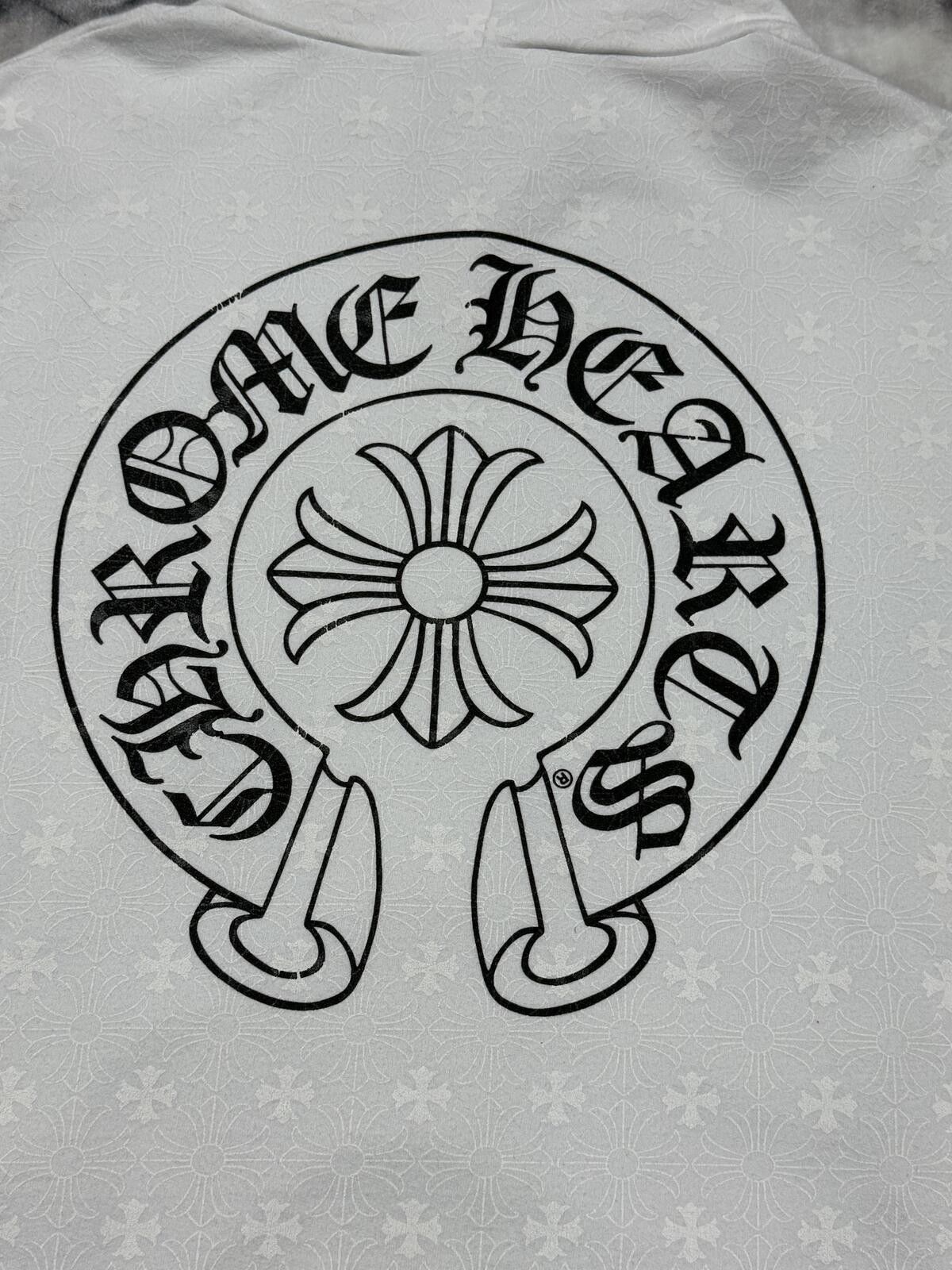 Chrome Hearts Chrome Hearts Reflective Monogram Hoodie White - S Size US S / EU 44-46 / 1 - 5 Thumbnail
