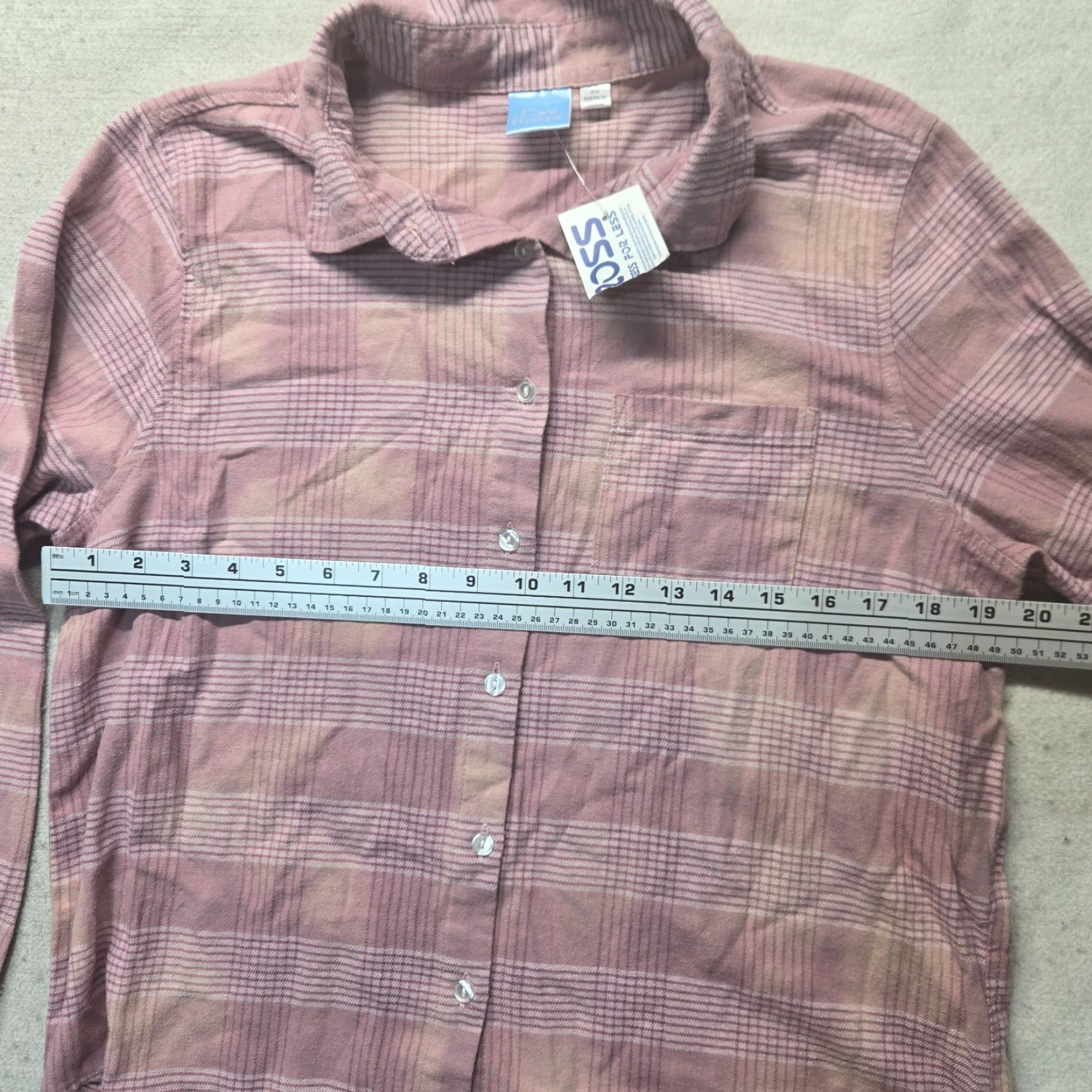 Vintage NEW Care Bears Shirt Pink Plaid Soft Flannel Button Up Long Sleeve M Medium Size M / US 6-8 / IT 42-44 - 5 Thumbnail