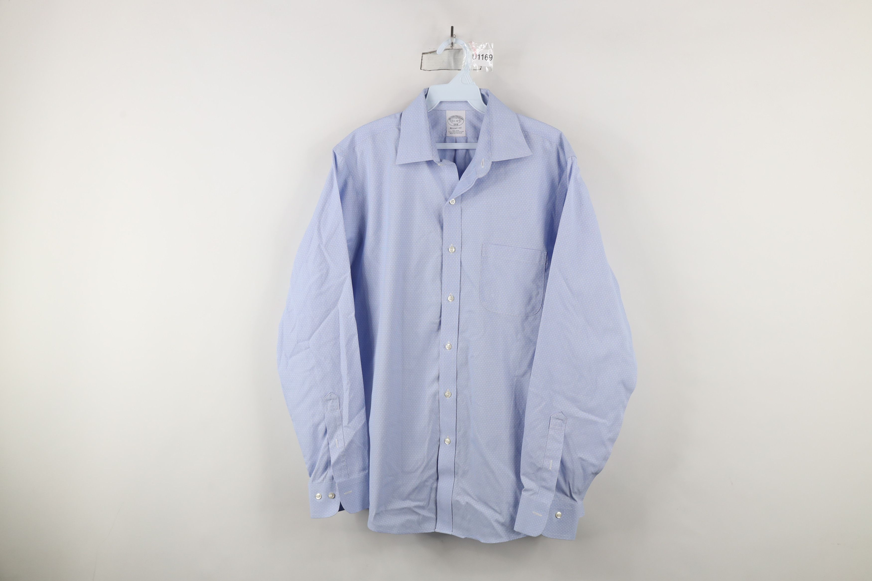 Brooks Brothers × Vintage Vintage Brooks Brothers Non Iron Polka Dot Button Shirt Size US M / EU 48-50 / 2 - 1 Thumbnail