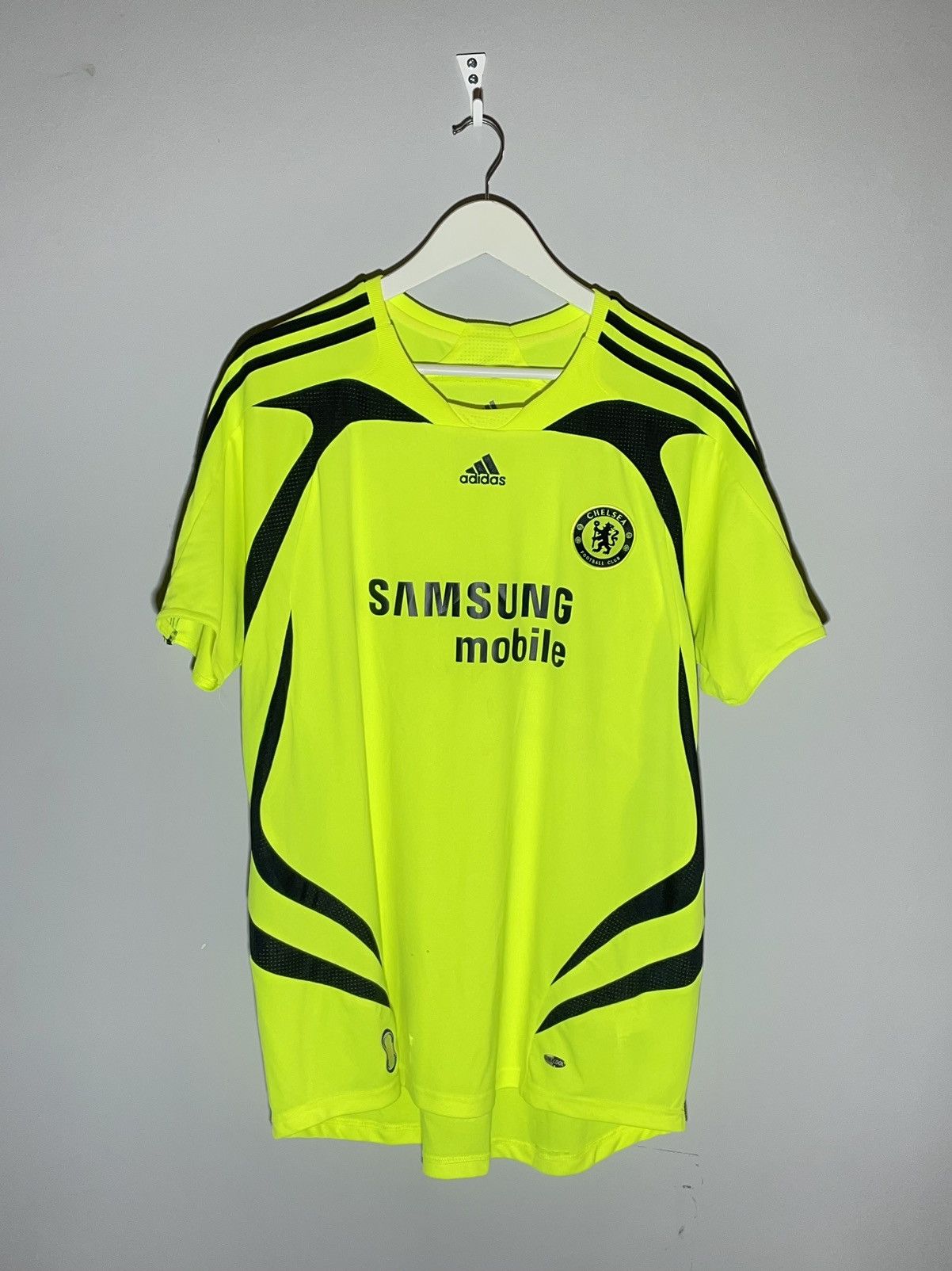 Adidas × Chelsea Soccer Chelsea Umbro Y2k Streetwear 2007/08 Away Football Shirt Size US XL / EU 56 / 4 - 1 Thumbnail