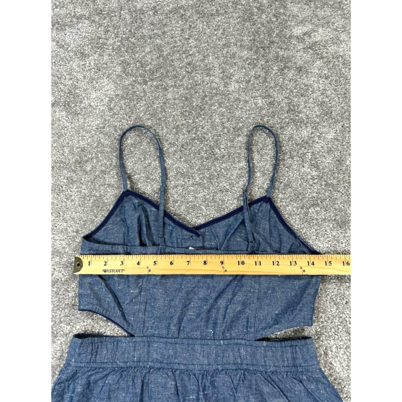 Madewell Madewell Dress Womens 4 Blue Cotton Blouson Size S / US 4 / IT 40 - 5 Thumbnail