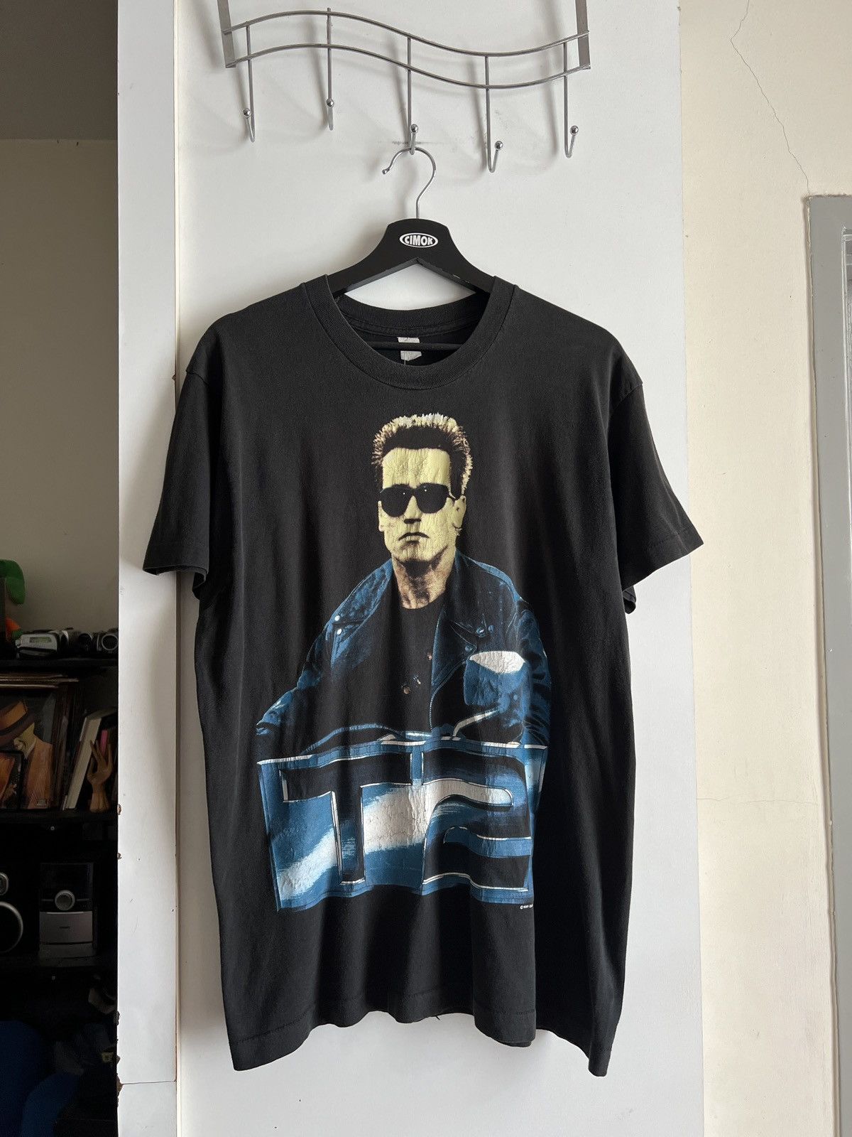 Vintage 1991 Terminator 2 Judgment Day Rare Design Tee