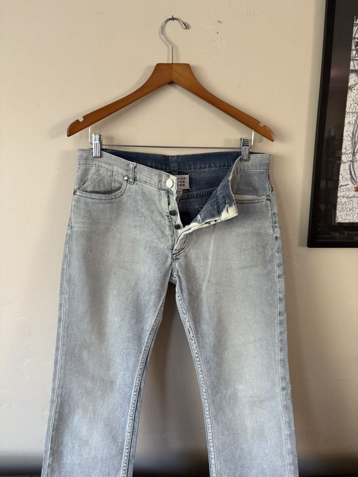 Maison Margiela S30LA0053 SS12 Washed Jeans Size US 32 / EU 48 - 4 Thumbnail