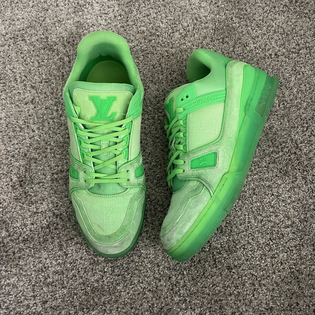 Louis Vuitton LOUIS VUITTON TRAINER GREEN LIMITED Size US 8.5 / EU 41-42 - 1 Thumbnail