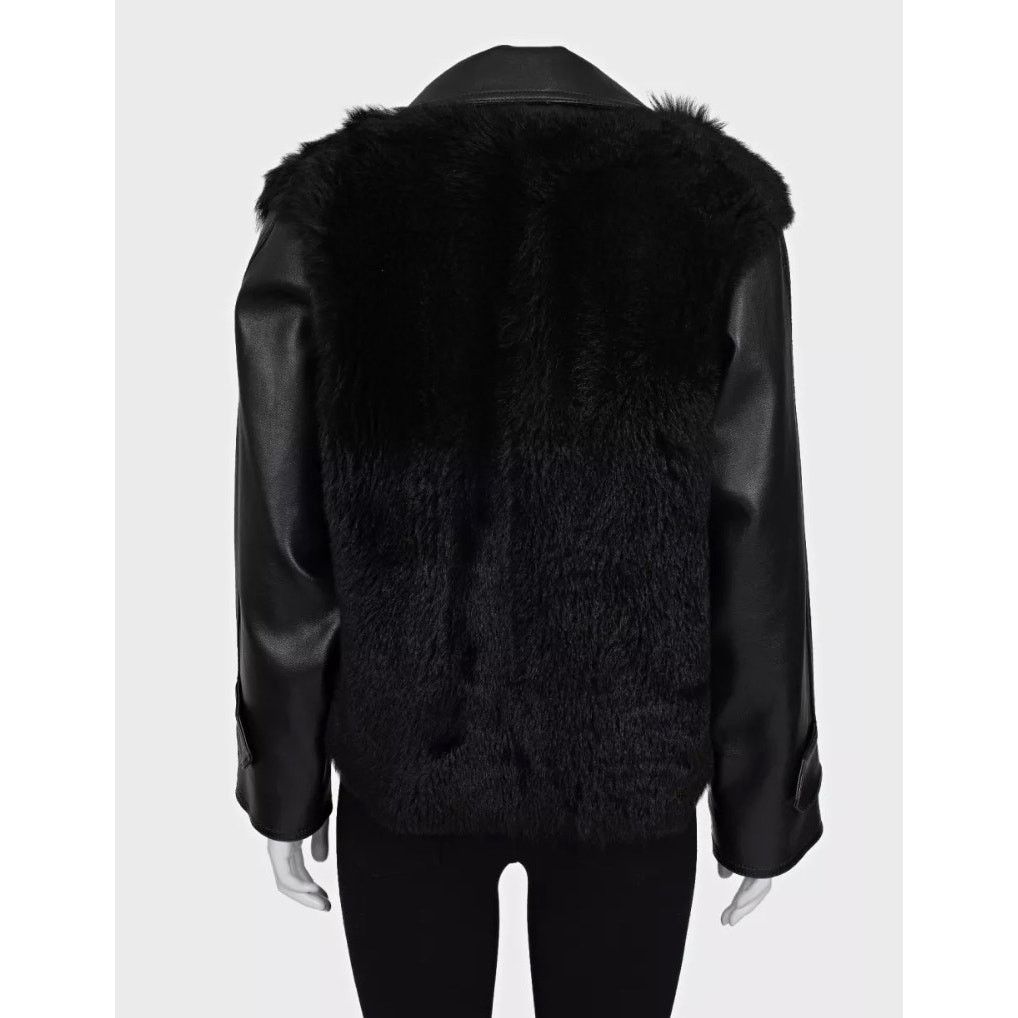 Balmain Balmain Black Lambskin Leather Fur Jacket Sz.36 S Size XS / US 0-2 / IT 36-38 - 3 Thumbnail