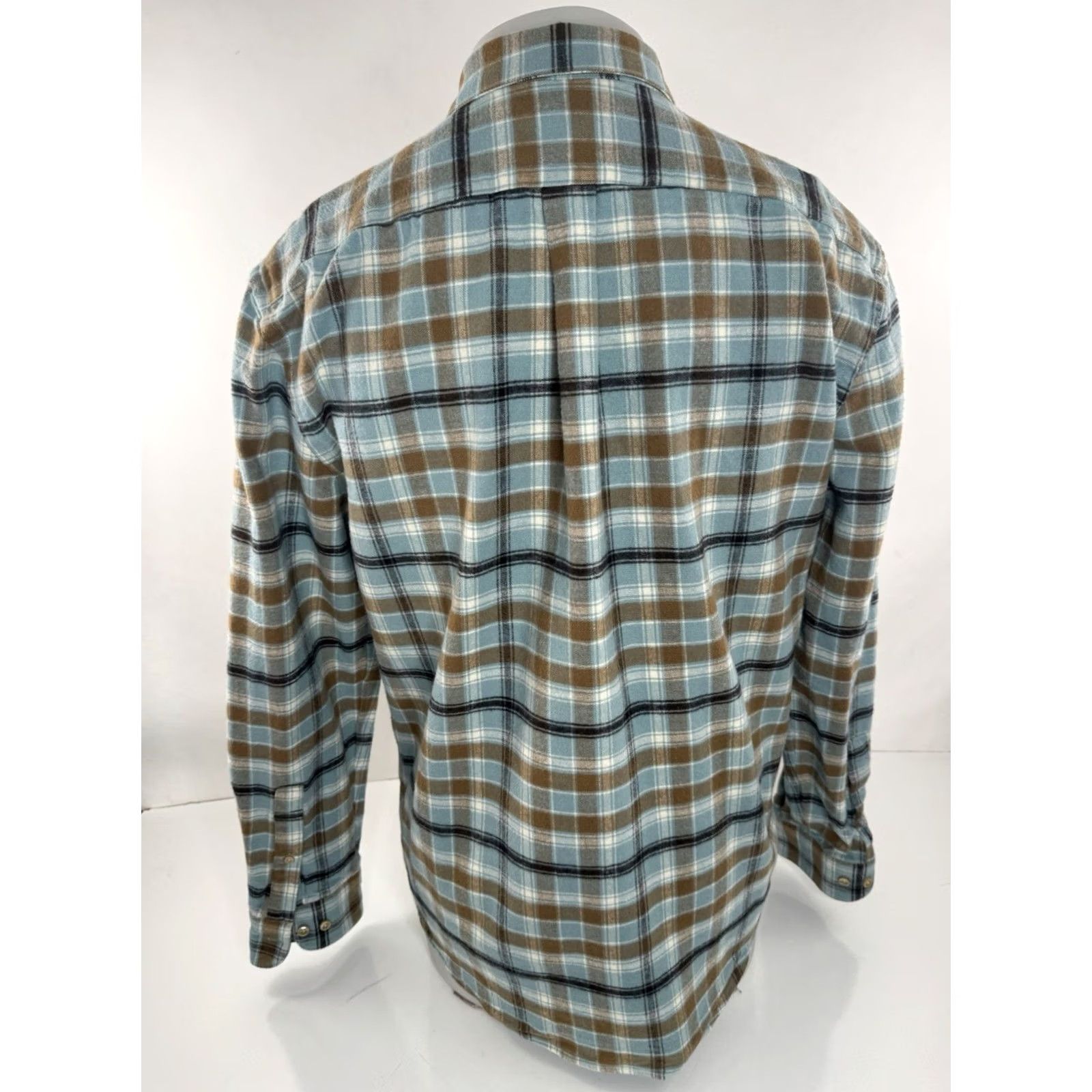 Portuguese Flannel PORTUGUESE FLANNEL - Mens XL Plaid Shirt Shirt Long Sleeve Button-Up Multicolor Plaid B10 XL Mens Size US XL / EU 56 / 4 - 4 Thumbnail