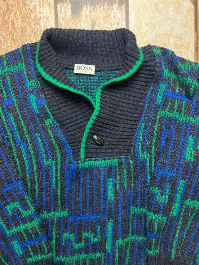 Hugo Boss Hugo Boss wool multicolor sweater Size US L / EU 52-54 / 3 - 5 Thumbnail