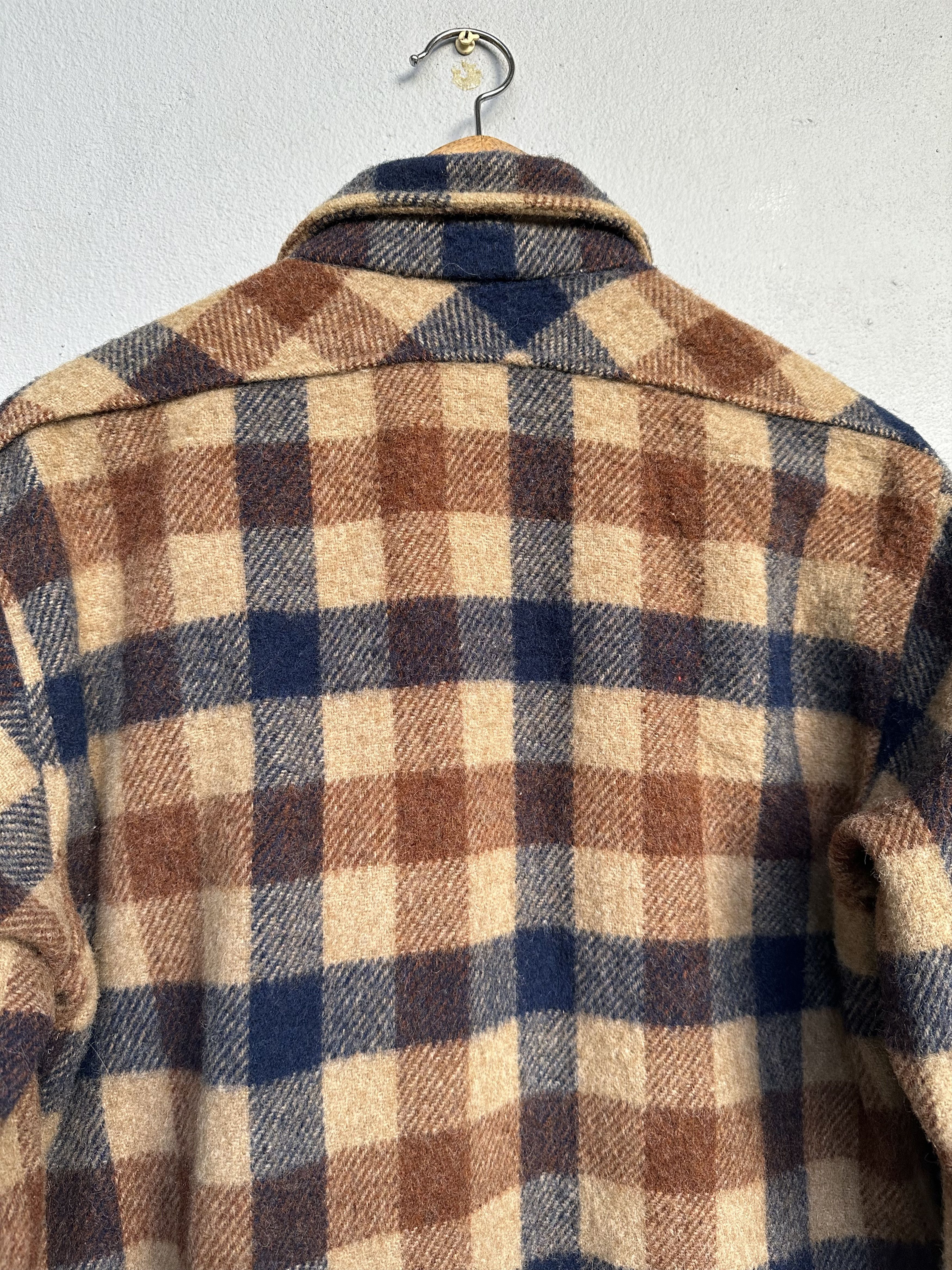 Levi's Rare Vintage 80 Levi’s Tartan Flannel Wool Nylon Snap Button Size US M / EU 48-50 / 2 - 12 Thumbnail
