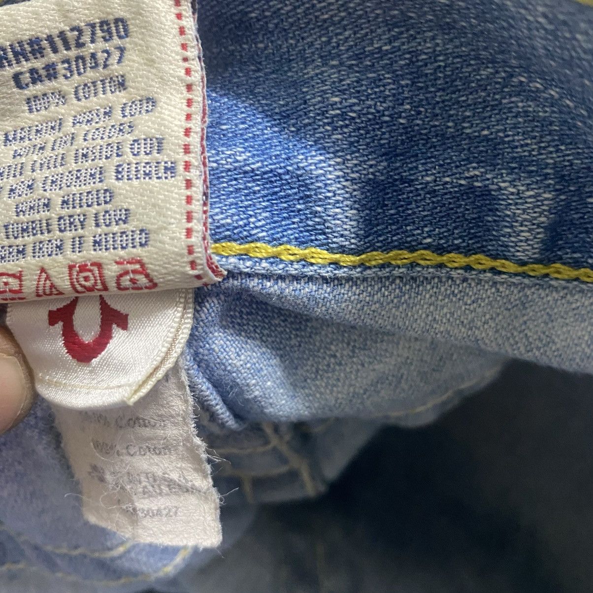 True Religion Vintage True Religion Distressed Denim Flare Jeans Size US 35 - 25 Thumbnail