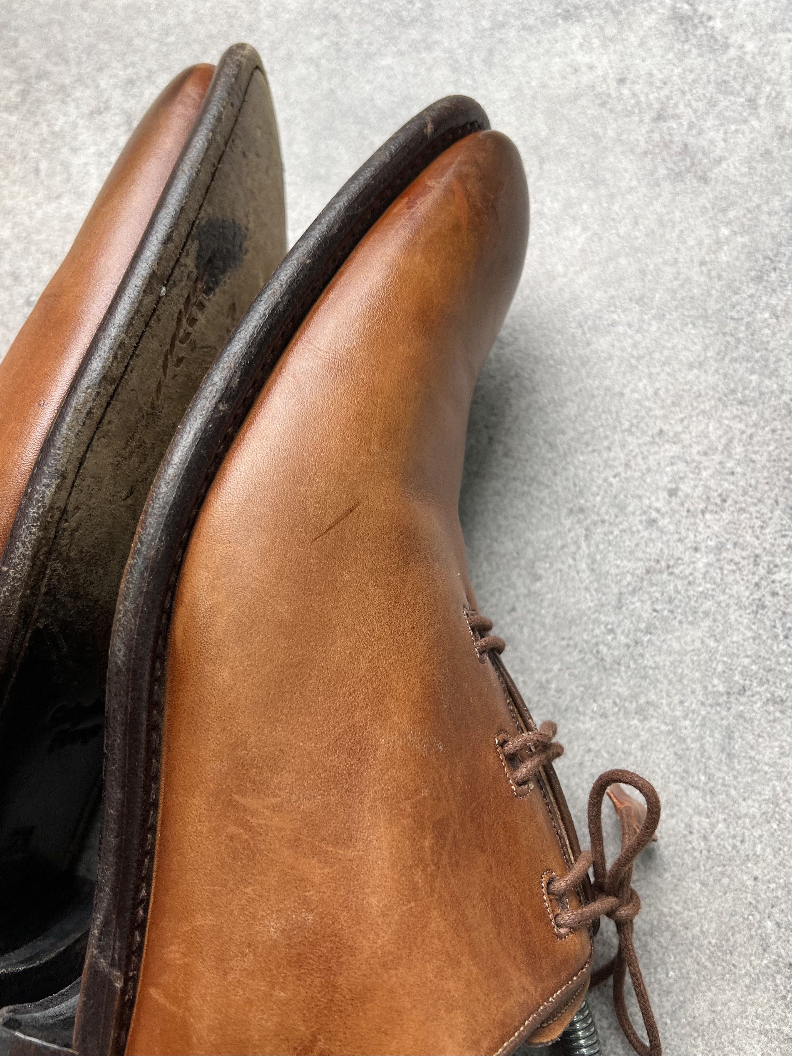 Firenze Harris Firenze 1913 antique italian leather shoes Size US 7.5 / EU 40-41 - 11 Thumbnail