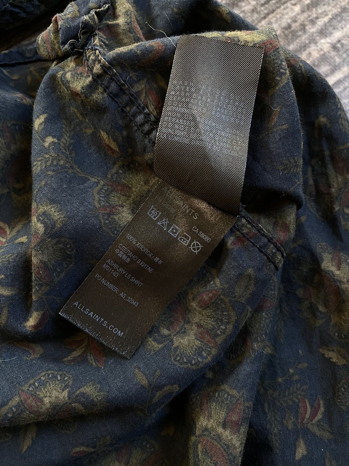 Allsaints ALL SAINTS DARK FLOWERS SHIRT Size US M / EU 48-50 / 2 - 8 Thumbnail