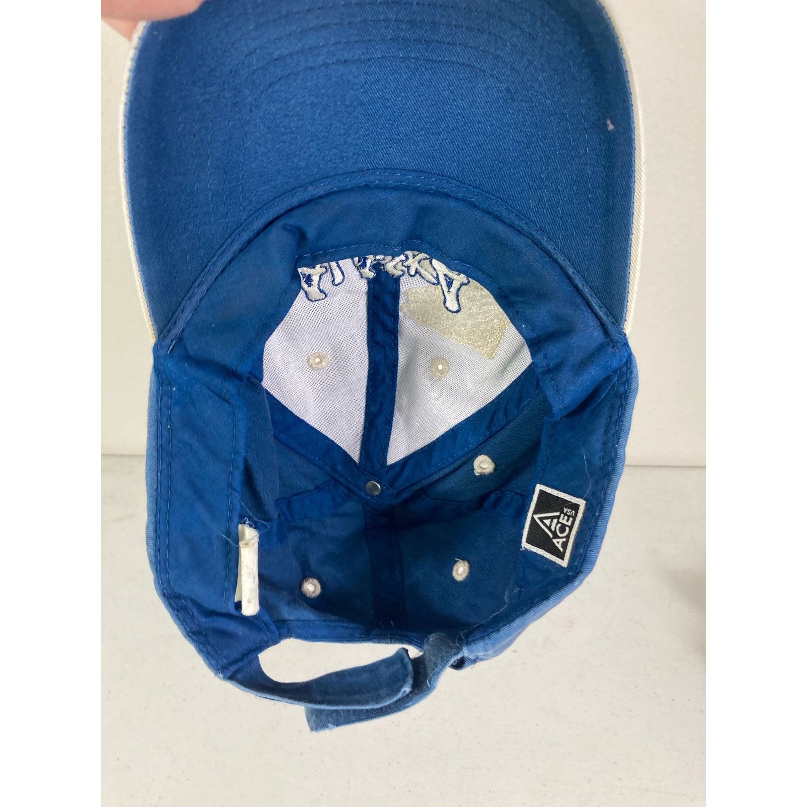 Other Vintage Alaska World Class Fishing Hat Blue Strapback Size ONE SIZE - 4 Thumbnail