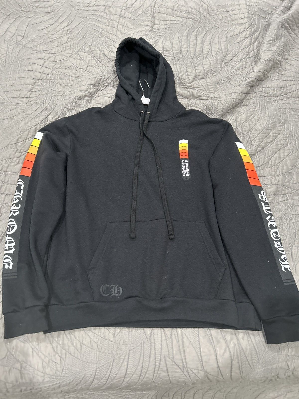 image of Chrome Hearts Nascar Boost Hoodie in Black, Men's (Size Medium)