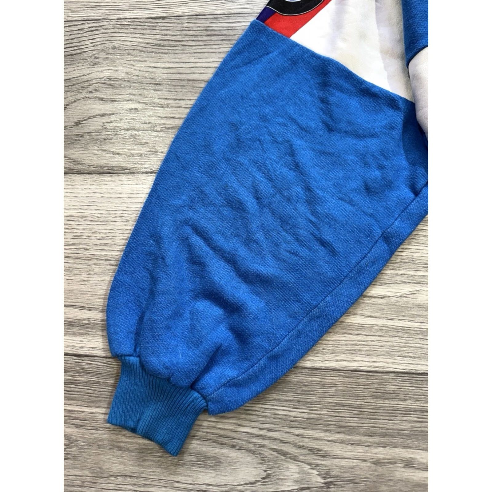 BMW VINTAGE Rare 1980 BMW M Power Motorsport Racing Sweatshirt Blue Crewneck Pullover Size L Men Long Sleeve Pullover Racing Vintage Blue L Mens Size US L / EU 52-54 / 3 - 4 Thumbnail