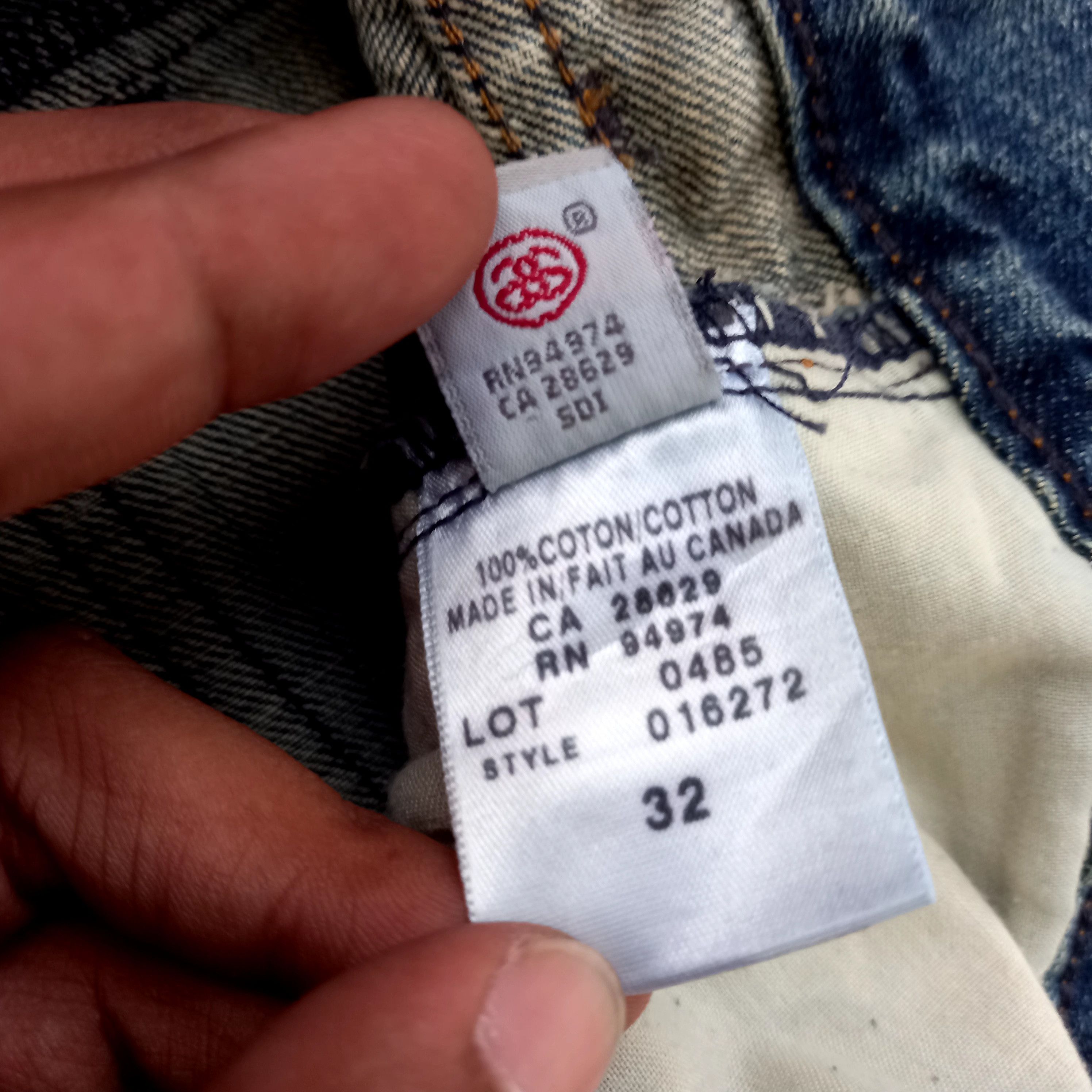 Stussy 1990s Stussy - Button Fly Distressed Denim Pants Size US 32 / EU 48 - 7 Thumbnail