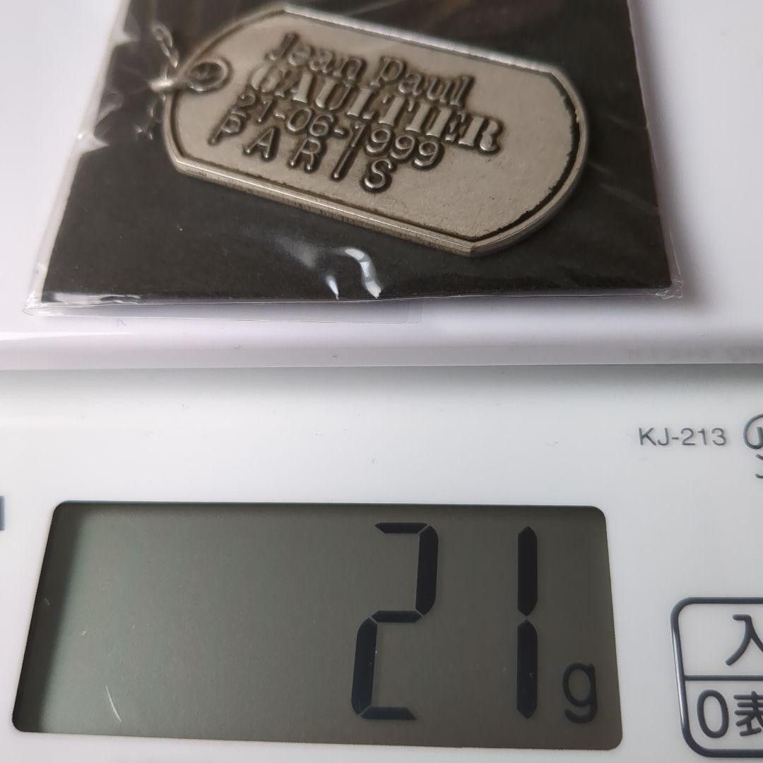 Jean Paul Gaultier 1999 Logo Dog Tag Necklace Size ONE SIZE - 5 Thumbnail