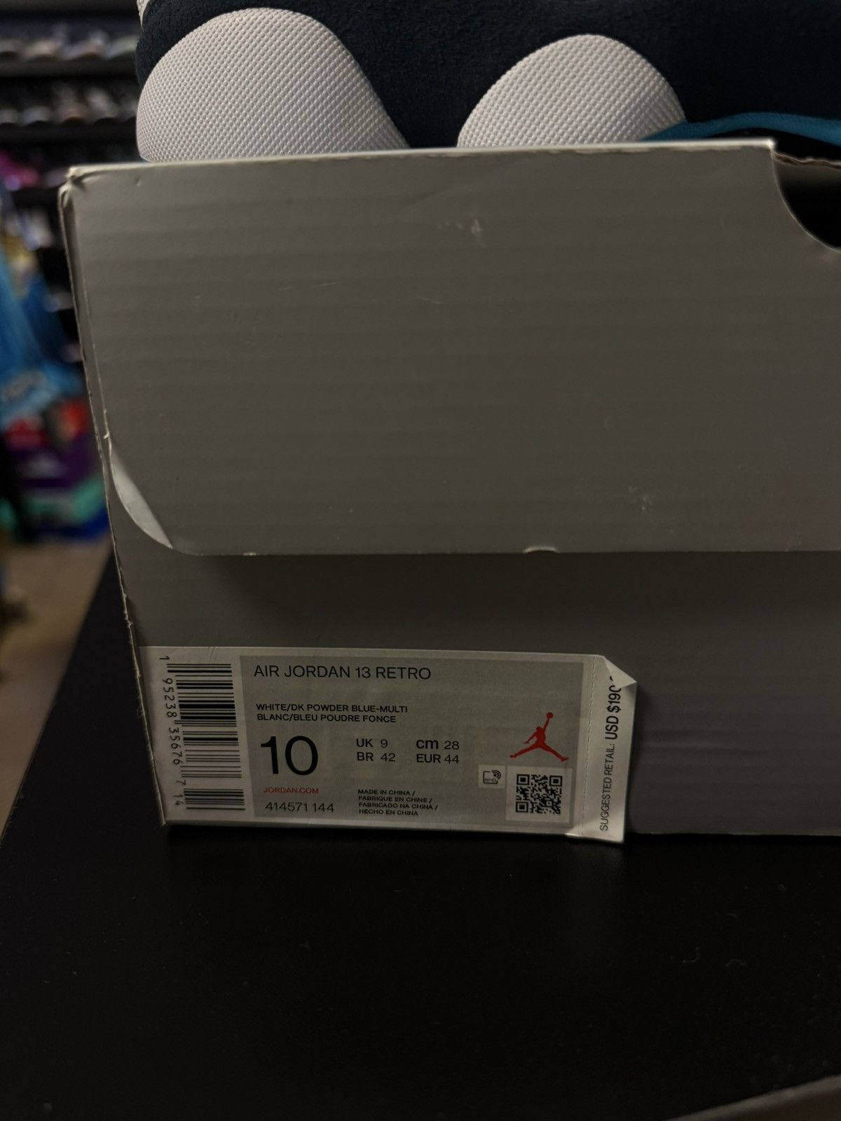 Nike Jordan 13 Obsidian Powder Blue Size 10 (NEW) Size US 10 / EU 43 - 16 Thumbnail