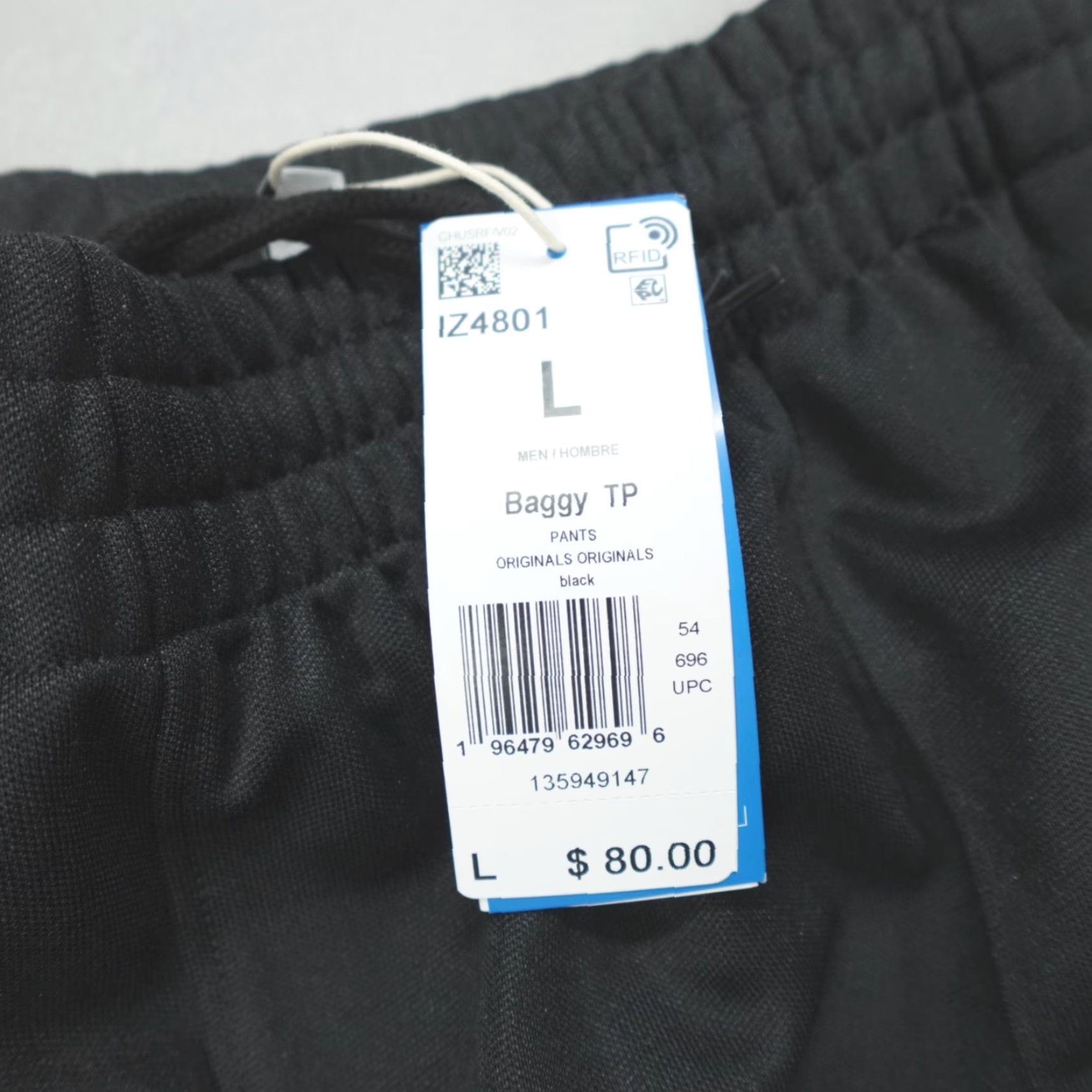 Adidas Adidas Adicolor Baggy Fit Firebird Track Pants Men L Black IZ4801 Size US 33 - 3 Thumbnail