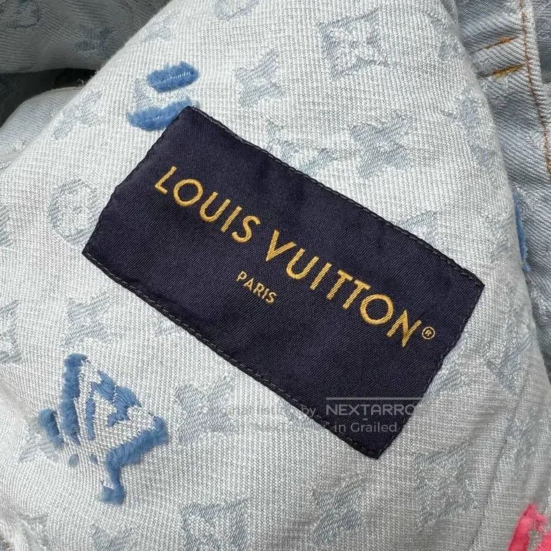 Louis Vuitton Louis Vuitton Tyler full-print denim jacket Size US M / EU 48-50 / 2 - 4 Thumbnail