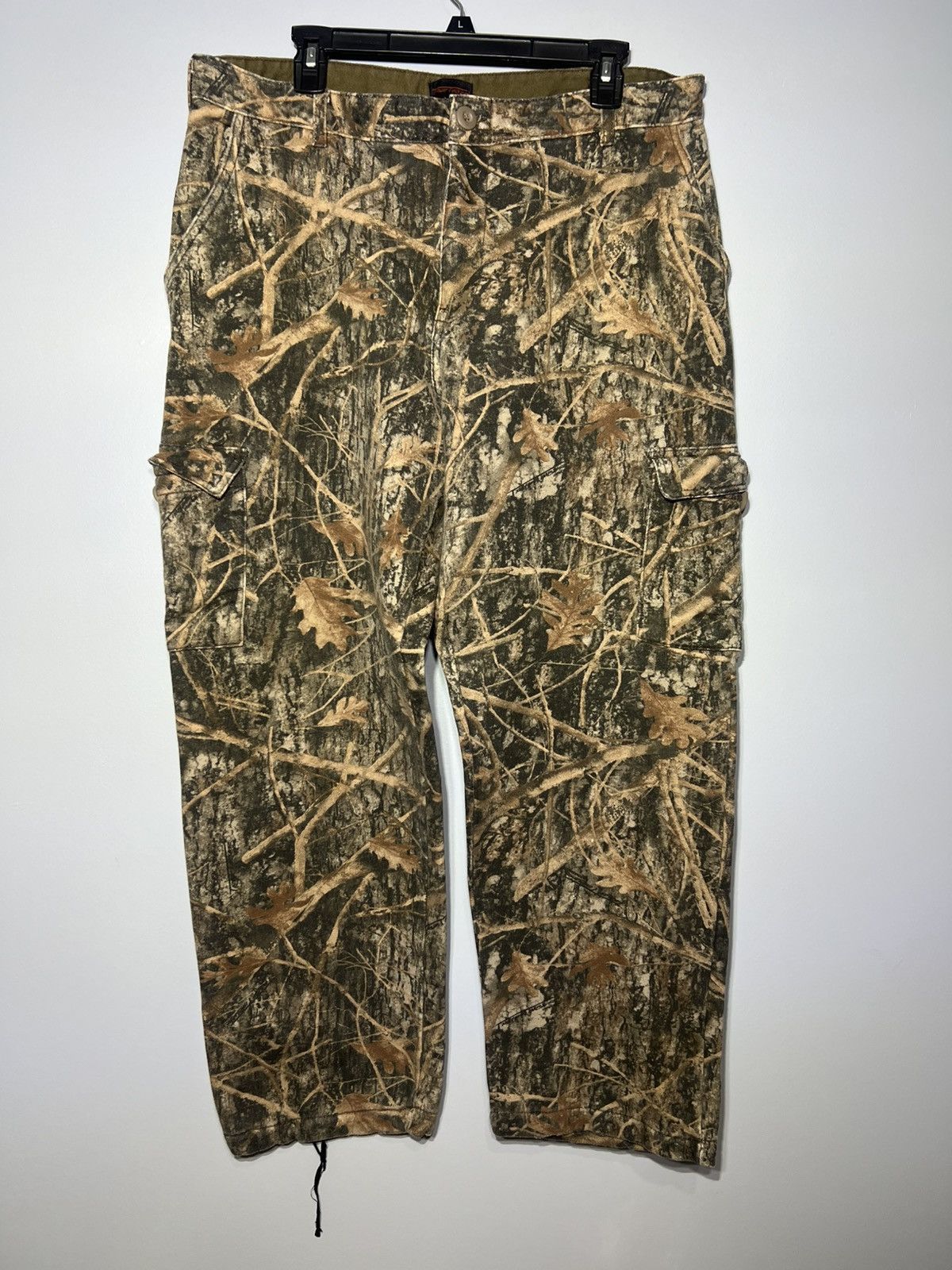 Realtree Vintage True Timber Size Large Camo Cargo Fleeced Lined Size US 34 / EU 50 - 2 Thumbnail