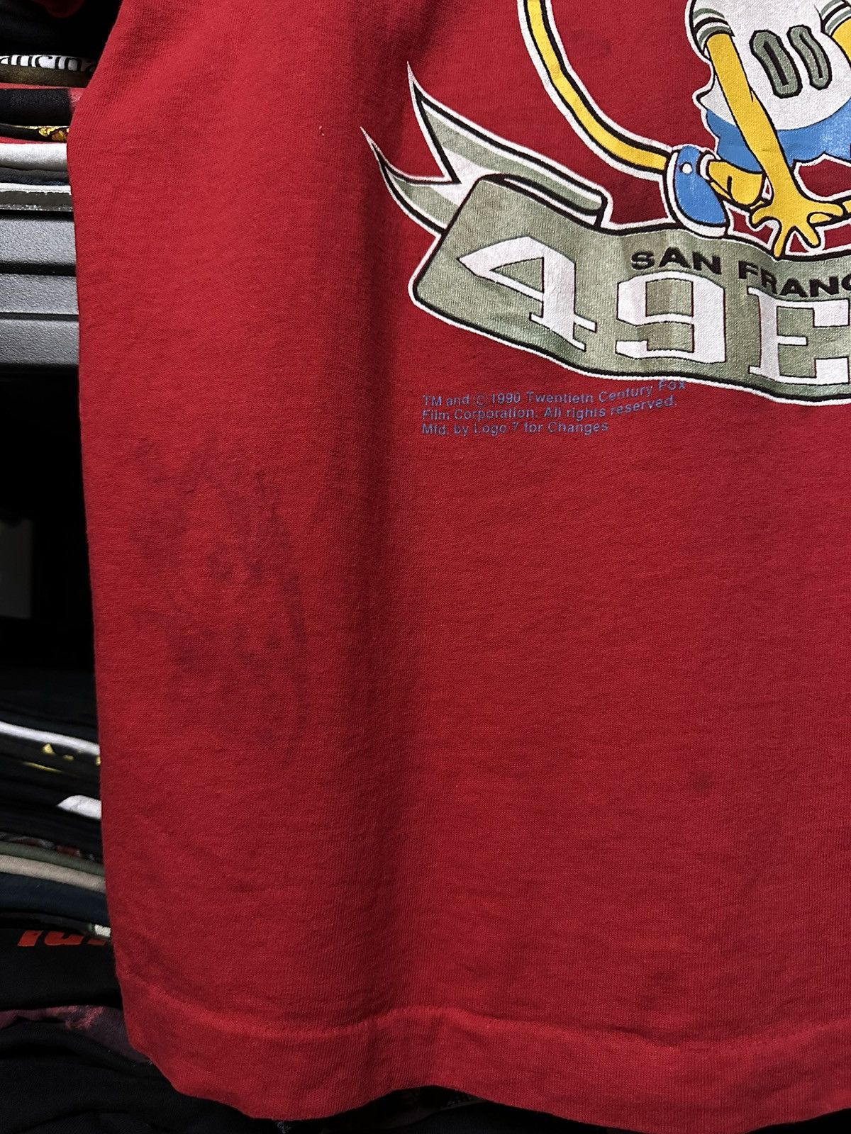 Cartoon Network Vintage 90s Bart Simpson 49 Ers Logo 7 Faded Tee Size US XL / EU 56 / 4 - 9 Thumbnail