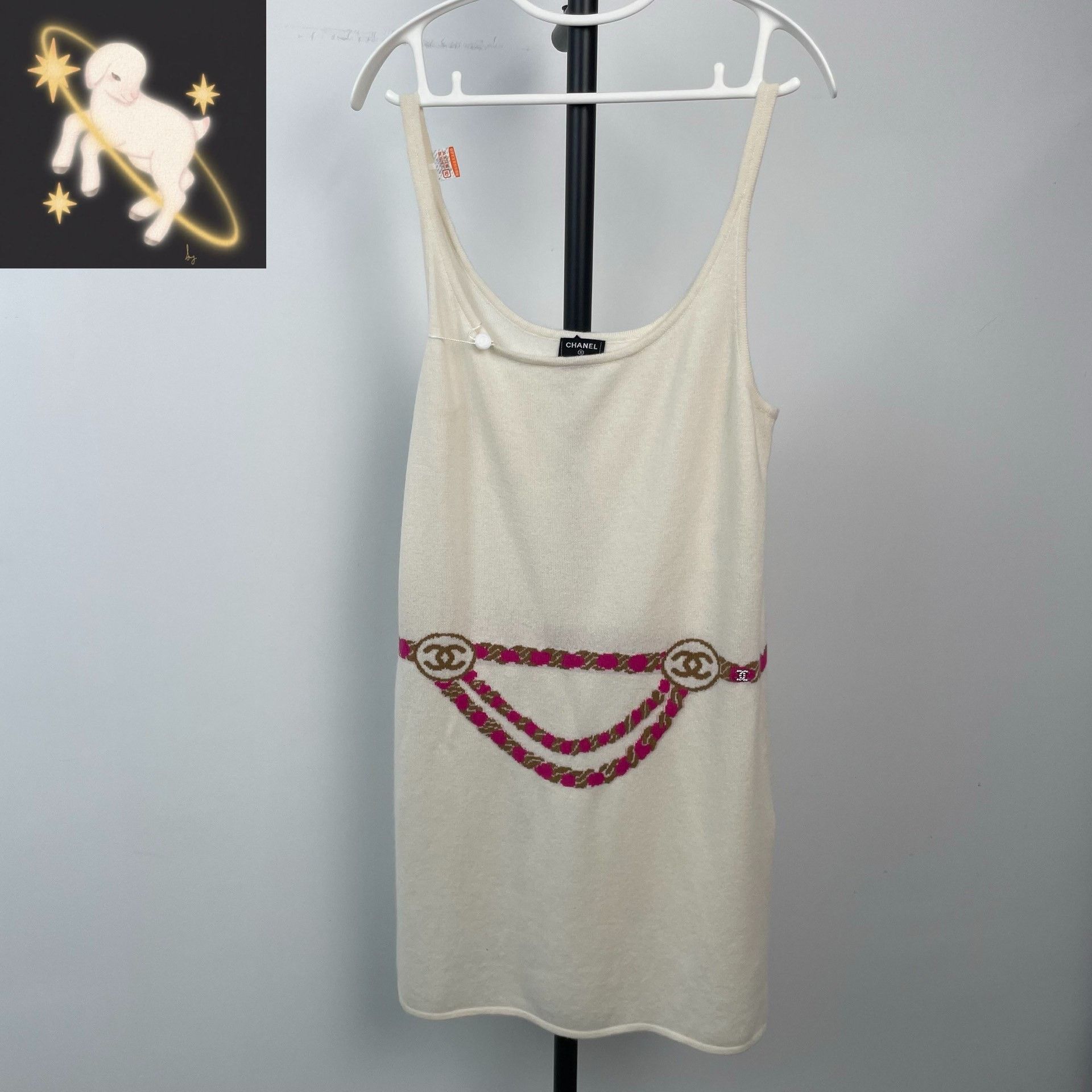 Chanel Chanel White Dress M Women Size M / US 6-8 / IT 42-44 - 1 Thumbnail