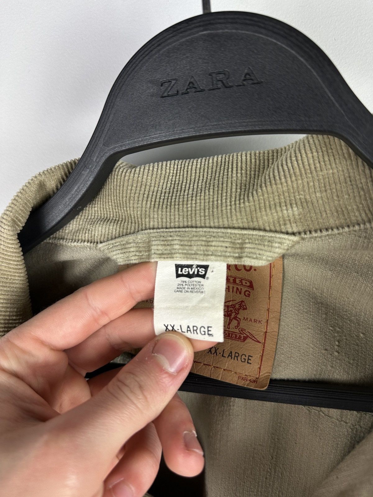 Levi's × Levi's Vintage Clothing × Vintage Vintage 90’s Levi's Corduroy Jacket Size US XXL / EU 58 / 5 - 12 Thumbnail