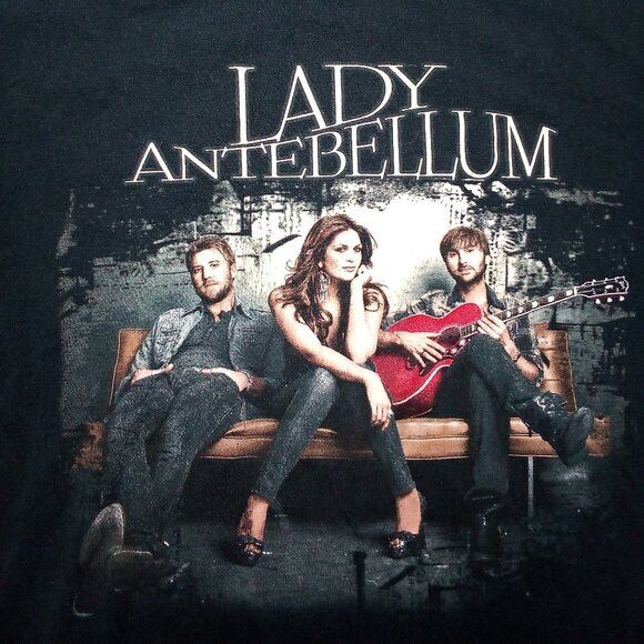 Band Tees × Vintage Lady A Antebellum Country Music Band T-Shirt Size US L / EU 52-54 / 3 - 1 Thumbnail