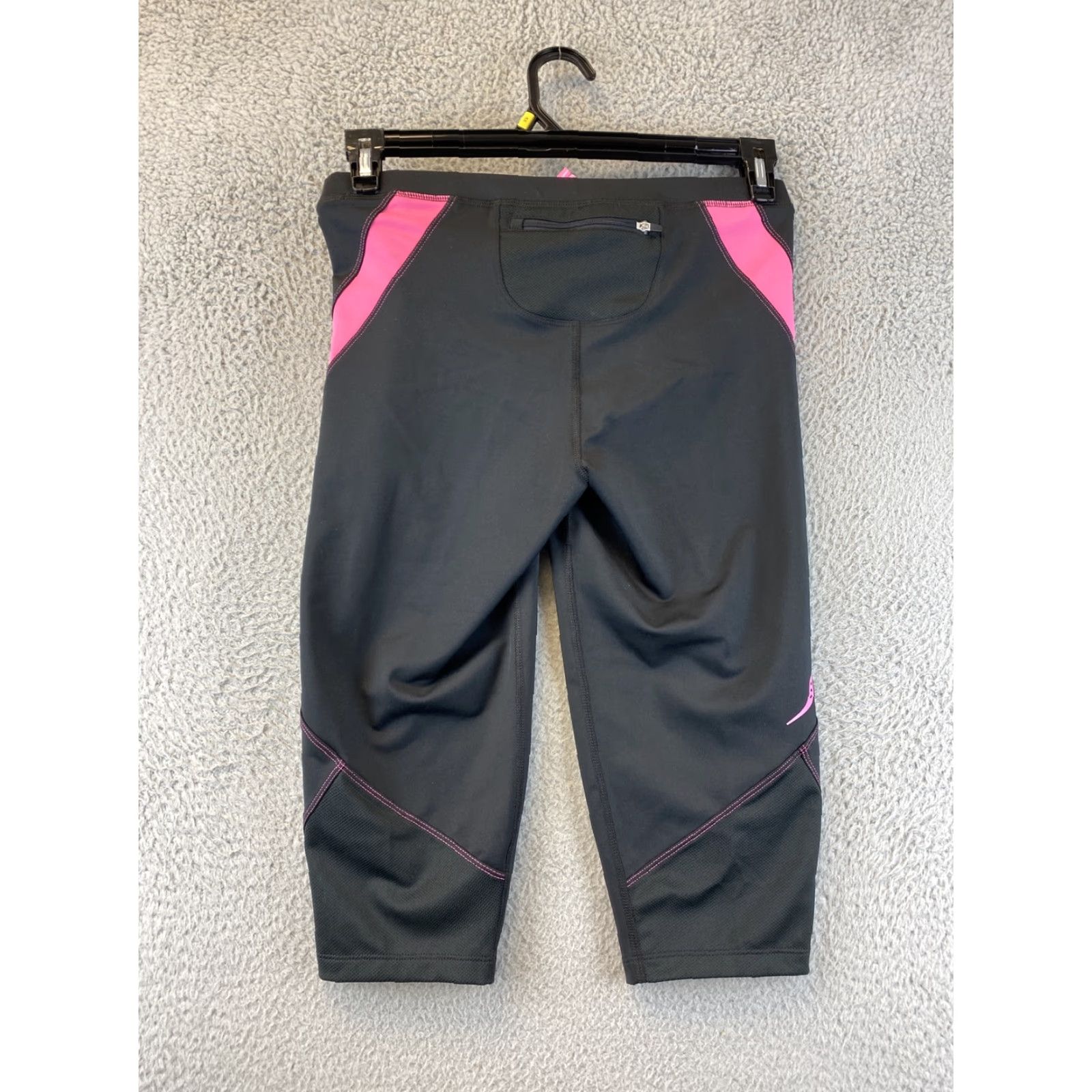 Saucony VINTAGE Saucony Women's Running Shorts Athletic Short Black Large Size 28" / US 6 / IT 42 - 7 Thumbnail