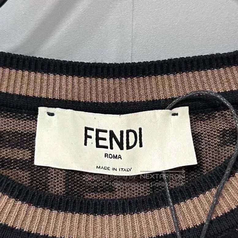 Fendi Fendi All-over print monogrammed knit short sleeve Size XS / US 0-2 / IT 36-38 - 4 Thumbnail