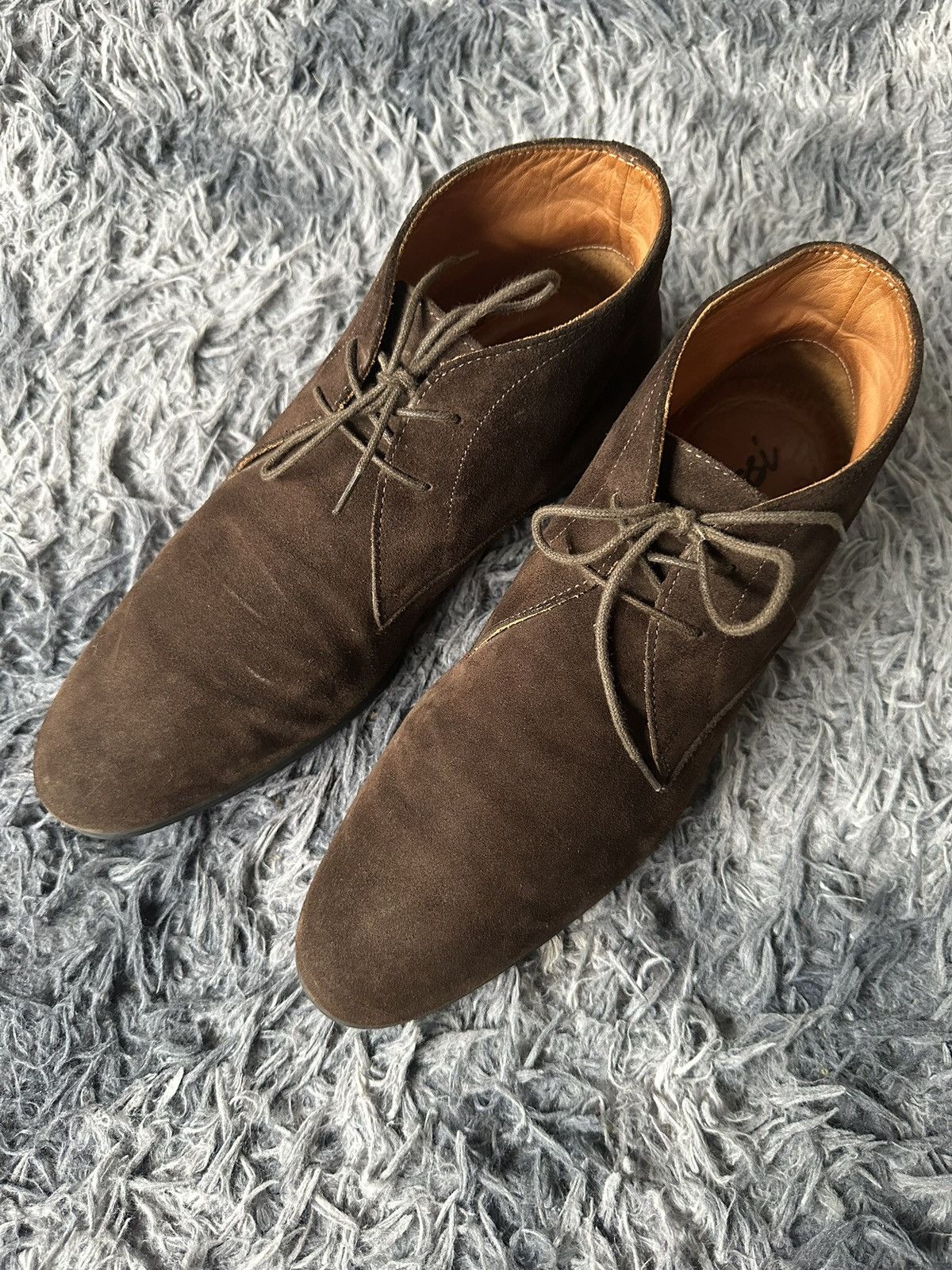 Japanese Brand 🔥Grail🔥 00’s Stefano Rossi Oumo suede chukka brown shoes Size US 9 / EU 42 - 10 Thumbnail