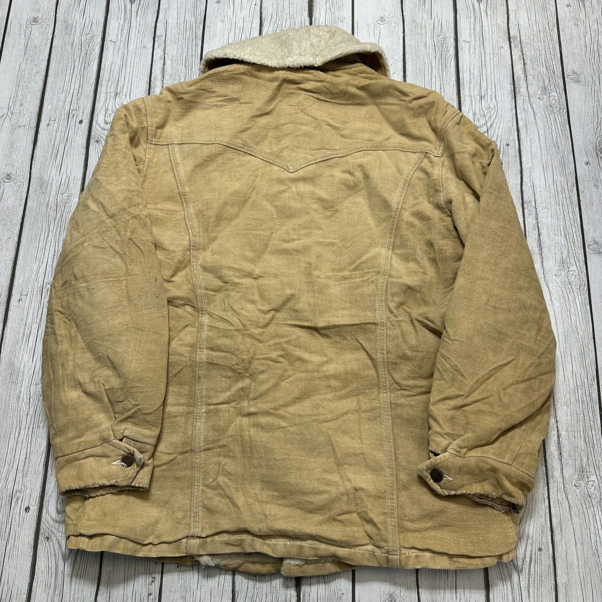 Lee Vintage Lee Storm Rider wool lined suede jacket Size US XL / EU 56 / 4 - 2 Thumbnail