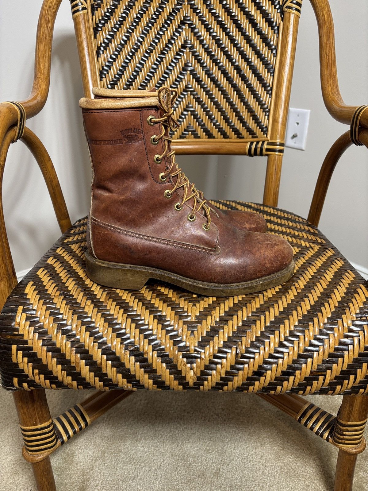 Wolverine Vtg Wolverine Work Boots Size 8.5 C Brown Leather Insulated Size US 8.5 / EU 41-42 - 1 Thumbnail