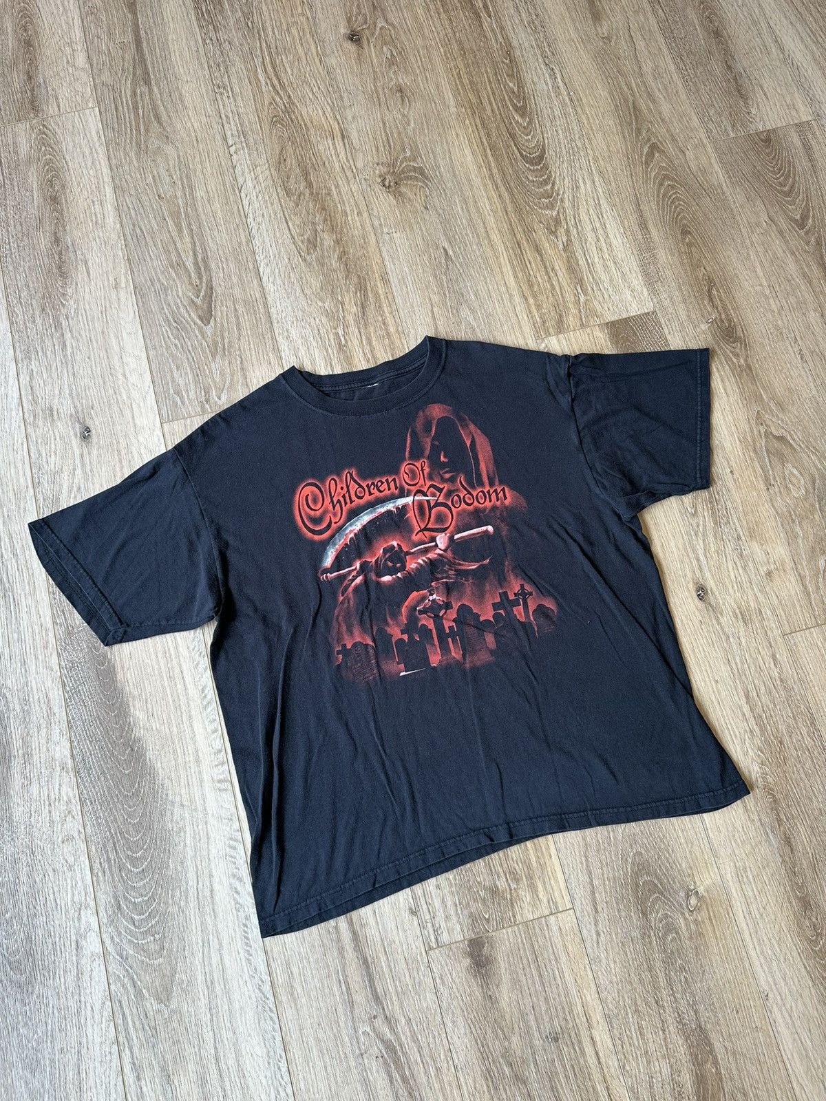 Band Tees × Vintage Vintage Children of Bodom ‘Hate Crew Deathroll’ T Shirt Size US L / EU 52-54 / 3 - 2 Thumbnail